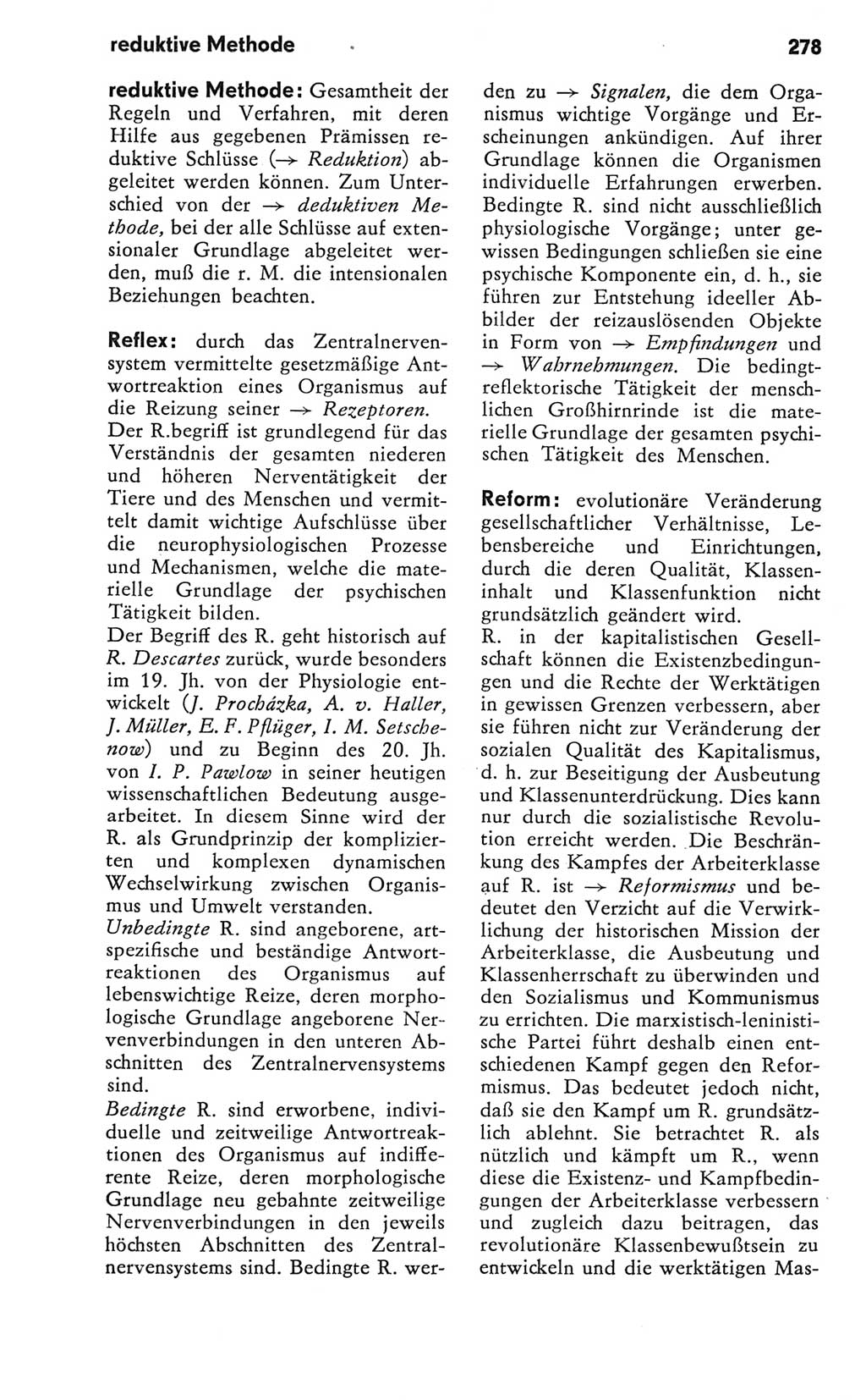 Kleines Wörterbuch der marxistisch-leninistischen Philosophie [Deutsche Demokratische Republik (DDR)] 1981, Seite 278 (Kl. Wb. ML Phil. DDR 1981, S. 278)