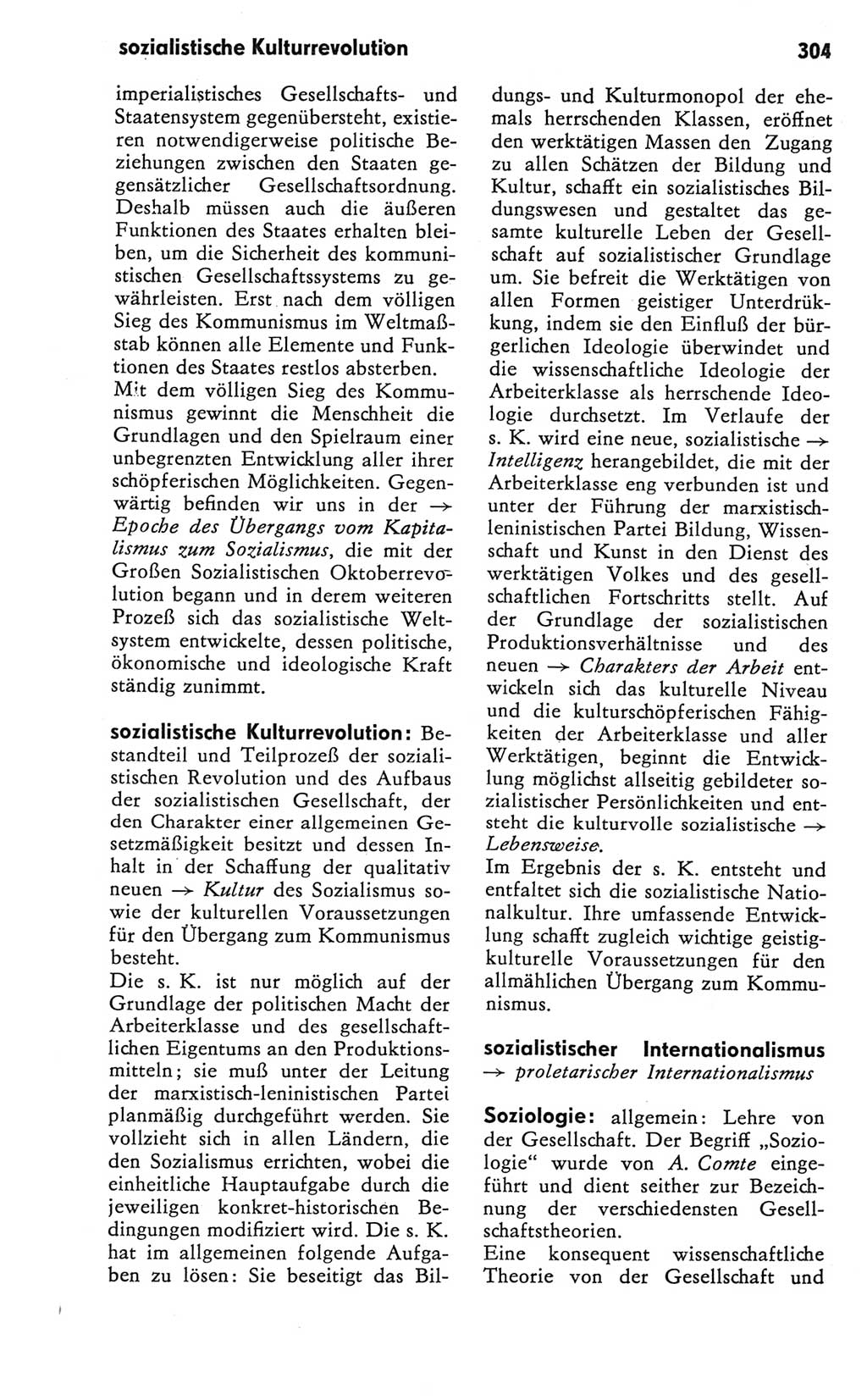 Kleines Wörterbuch der marxistisch-leninistischen Philosophie [Deutsche Demokratische Republik (DDR)] 1981, Seite 304 (Kl. Wb. ML Phil. DDR 1981, S. 304)