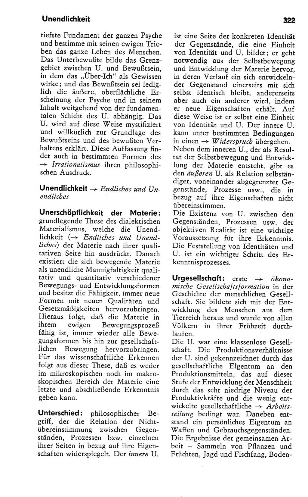 Kleines Wörterbuch der marxistisch-leninistischen Philosophie [Deutsche Demokratische Republik (DDR)] 1981, Seite 322 (Kl. Wb. ML Phil. DDR 1981, S. 322)