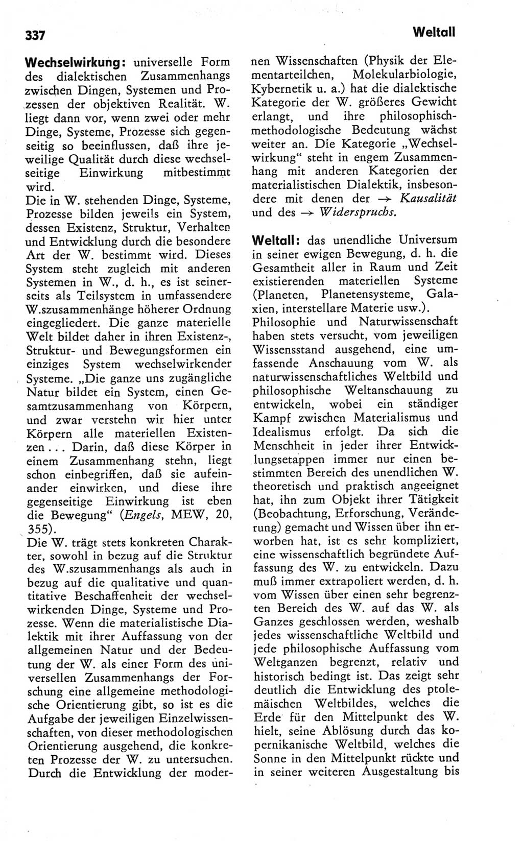 Kleines Wörterbuch der marxistisch-leninistischen Philosophie [Deutsche Demokratische Republik (DDR)] 1981, Seite 337 (Kl. Wb. ML Phil. DDR 1981, S. 337)
