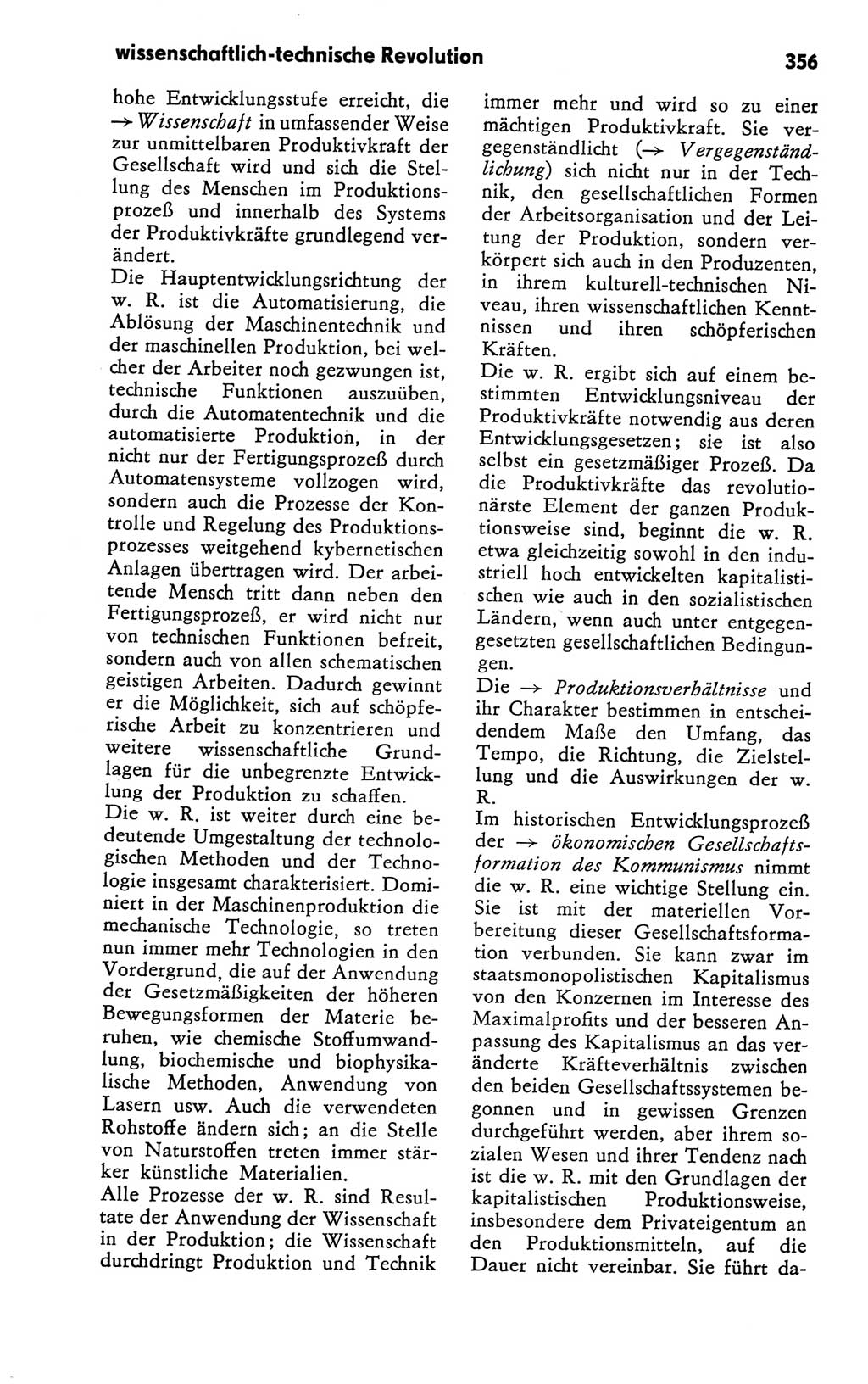Kleines Wörterbuch der marxistisch-leninistischen Philosophie [Deutsche Demokratische Republik (DDR)] 1981, Seite 356 (Kl. Wb. ML Phil. DDR 1981, S. 356)