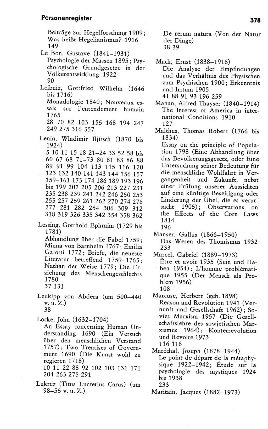Kleines Wörterbuch der marxistisch-leninistischen Philosophie [Deutsche Demokratische Republik (DDR)] 1981, Seite 378 (Kl. Wb. ML Phil. DDR 1981, S. 378)