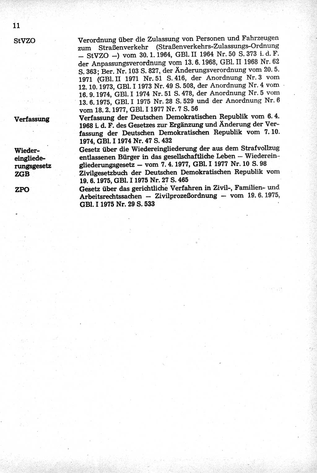 Strafrecht der Deutschen Demokratischen Republik (DDR), Kommentar zum Strafgesetzbuch (StGB) 1981, Seite 11 (Strafr. DDR Komm. StGB 1981, S. 11)