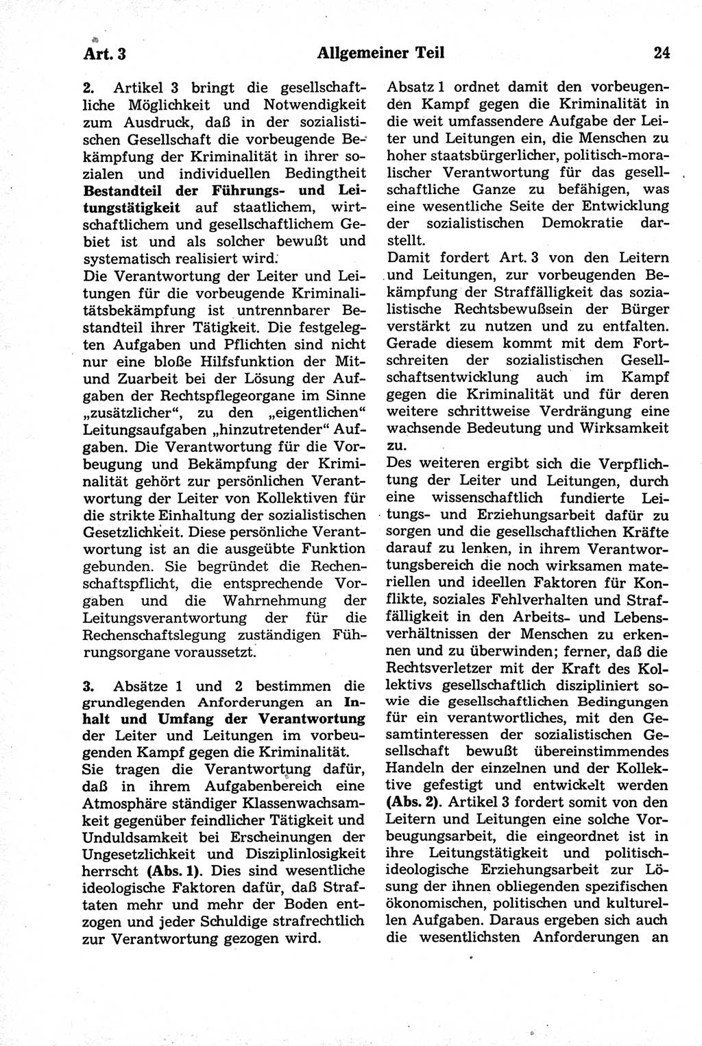 Strafrecht der Deutschen Demokratischen Republik (DDR), Kommentar zum Strafgesetzbuch (StGB) 1981, Seite 24 (Strafr. DDR Komm. StGB 1981, S. 24)