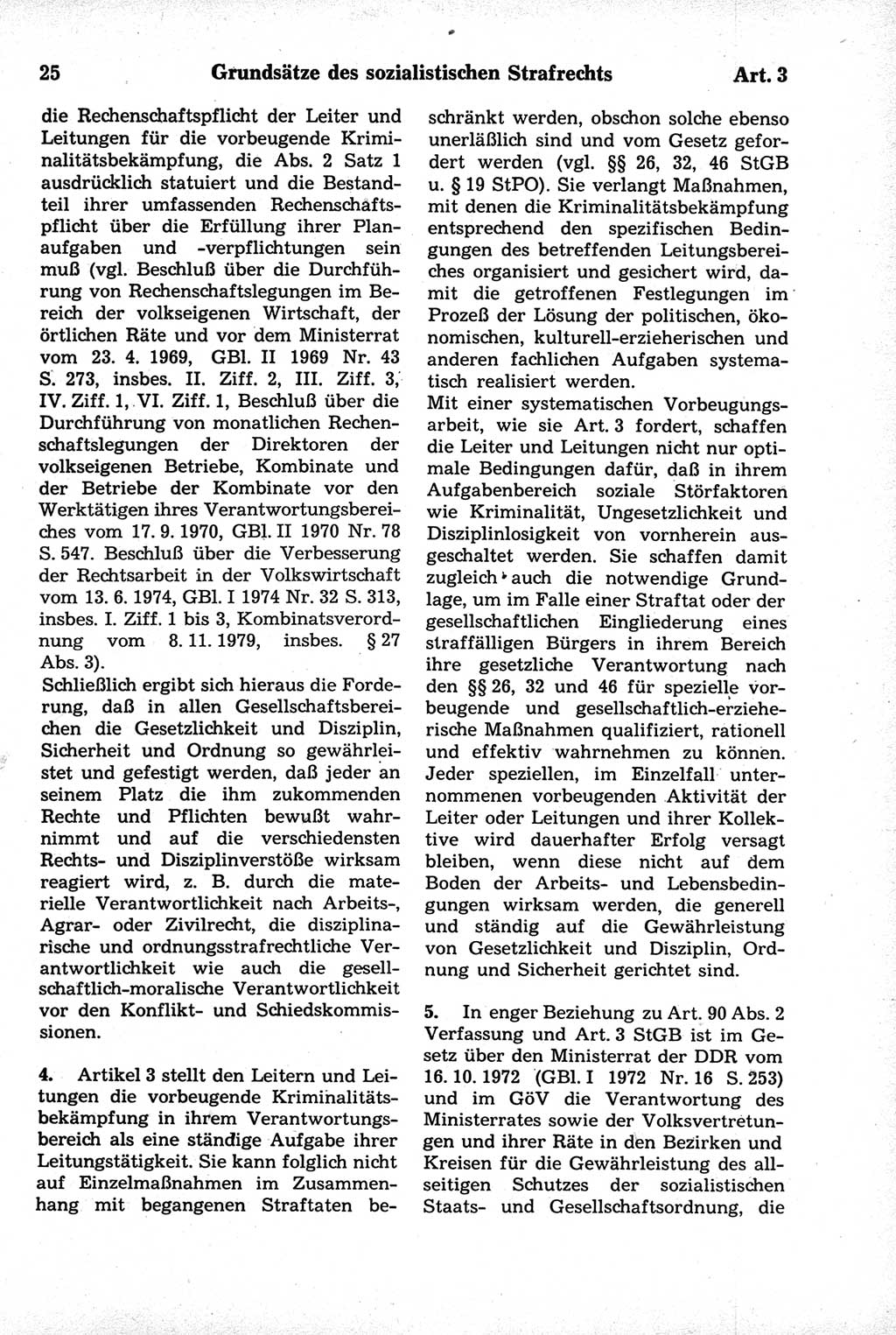Strafrecht der Deutschen Demokratischen Republik (DDR), Kommentar zum Strafgesetzbuch (StGB) 1981, Seite 25 (Strafr. DDR Komm. StGB 1981, S. 25)