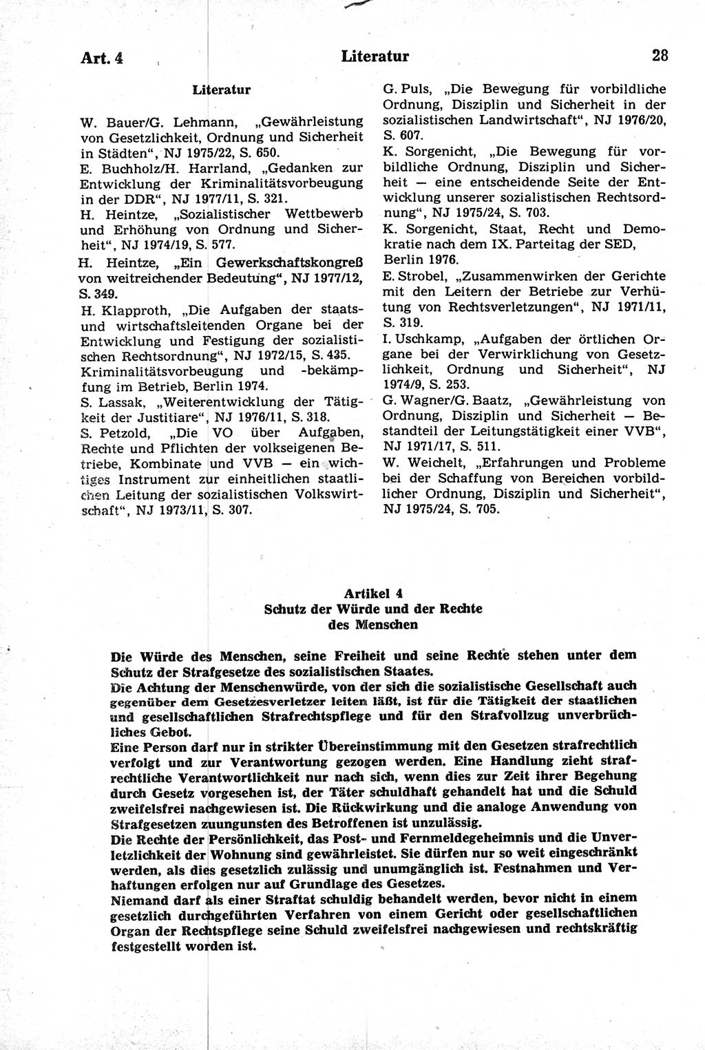 Strafrecht der Deutschen Demokratischen Republik (DDR), Kommentar zum Strafgesetzbuch (StGB) 1981, Seite 28 (Strafr. DDR Komm. StGB 1981, S. 28)
