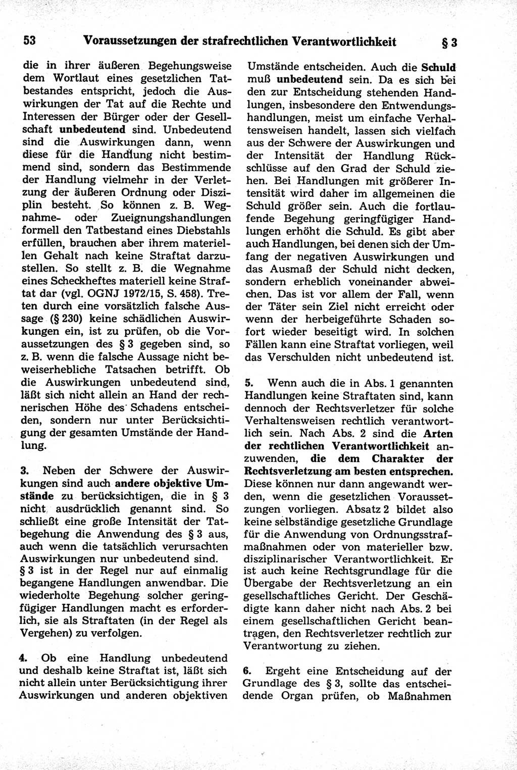 Strafrecht der Deutschen Demokratischen Republik (DDR), Kommentar zum Strafgesetzbuch (StGB) 1981, Seite 53 (Strafr. DDR Komm. StGB 1981, S. 53)
