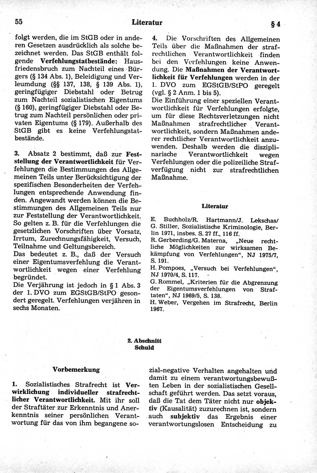 Strafrecht der Deutschen Demokratischen Republik (DDR), Kommentar zum Strafgesetzbuch (StGB) 1981, Seite 55 (Strafr. DDR Komm. StGB 1981, S. 55)