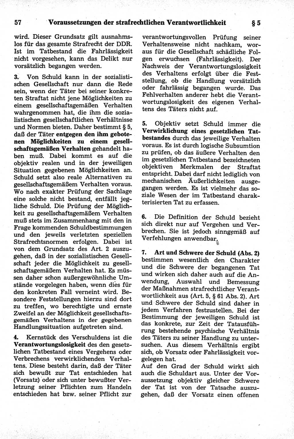 Strafrecht der Deutschen Demokratischen Republik (DDR), Kommentar zum Strafgesetzbuch (StGB) 1981, Seite 57 (Strafr. DDR Komm. StGB 1981, S. 57)