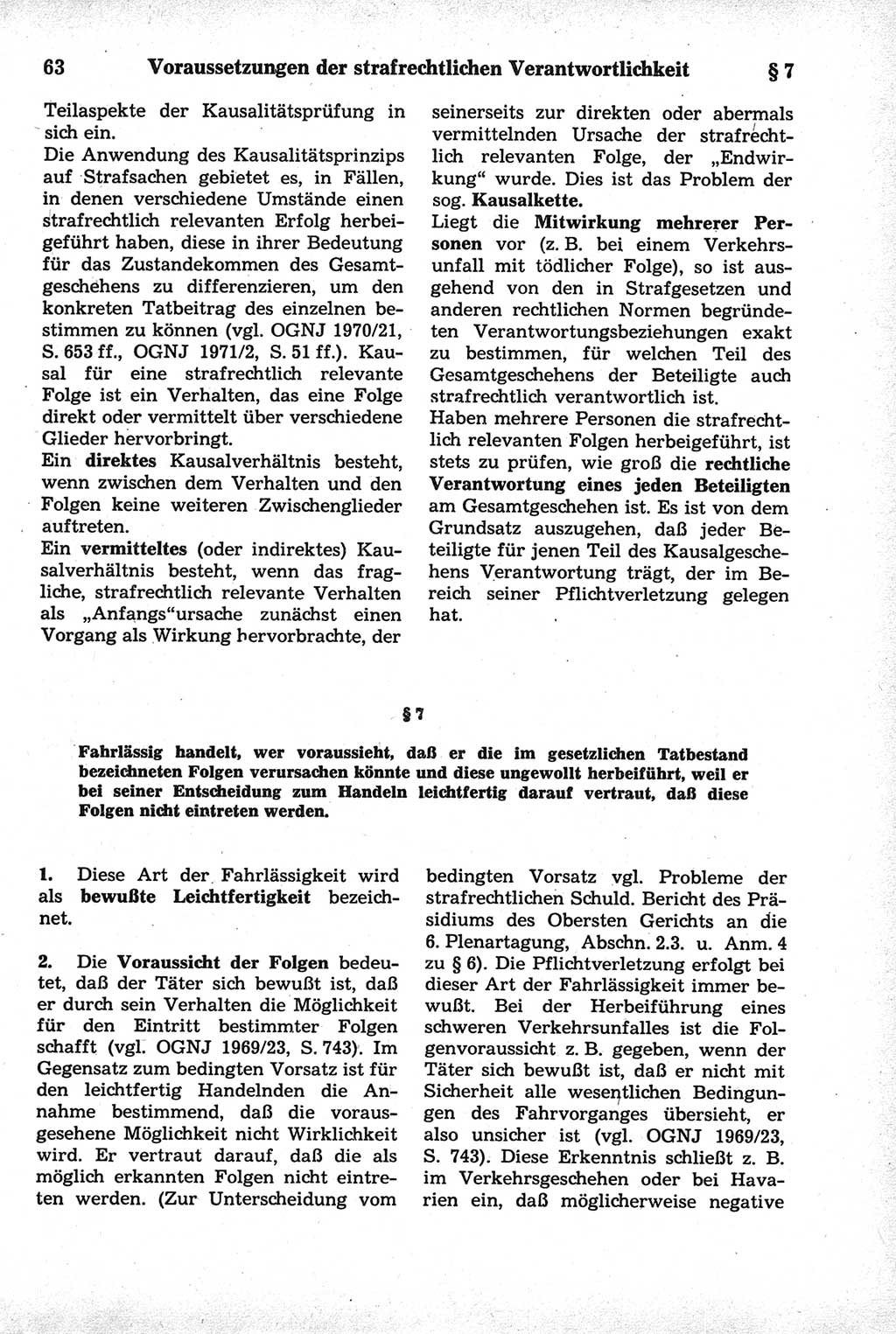 Strafrecht der Deutschen Demokratischen Republik (DDR), Kommentar zum Strafgesetzbuch (StGB) 1981, Seite 63 (Strafr. DDR Komm. StGB 1981, S. 63)