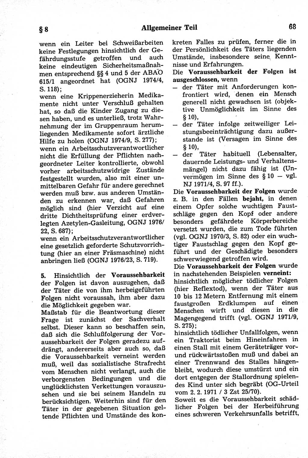 Strafrecht der Deutschen Demokratischen Republik (DDR), Kommentar zum Strafgesetzbuch (StGB) 1981, Seite 68 (Strafr. DDR Komm. StGB 1981, S. 68)