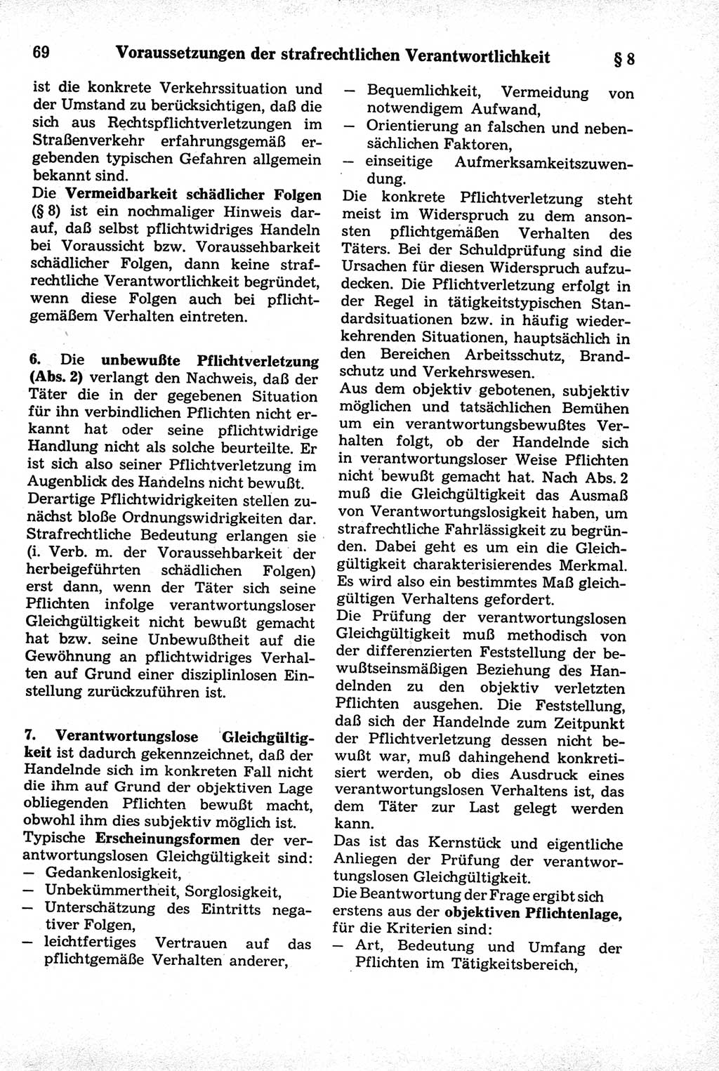 Strafrecht der Deutschen Demokratischen Republik (DDR), Kommentar zum Strafgesetzbuch (StGB) 1981, Seite 69 (Strafr. DDR Komm. StGB 1981, S. 69)