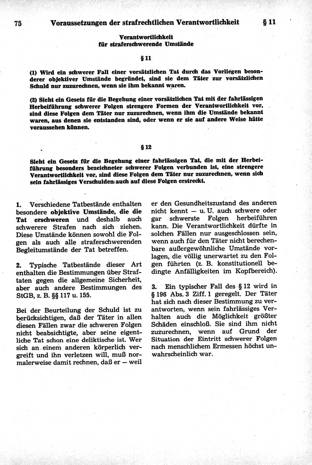 Strafrecht der Deutschen Demokratischen Republik (DDR), Kommentar zum Strafgesetzbuch (StGB) 1981, Seite 75 (Strafr. DDR Komm. StGB 1981, S. 75)