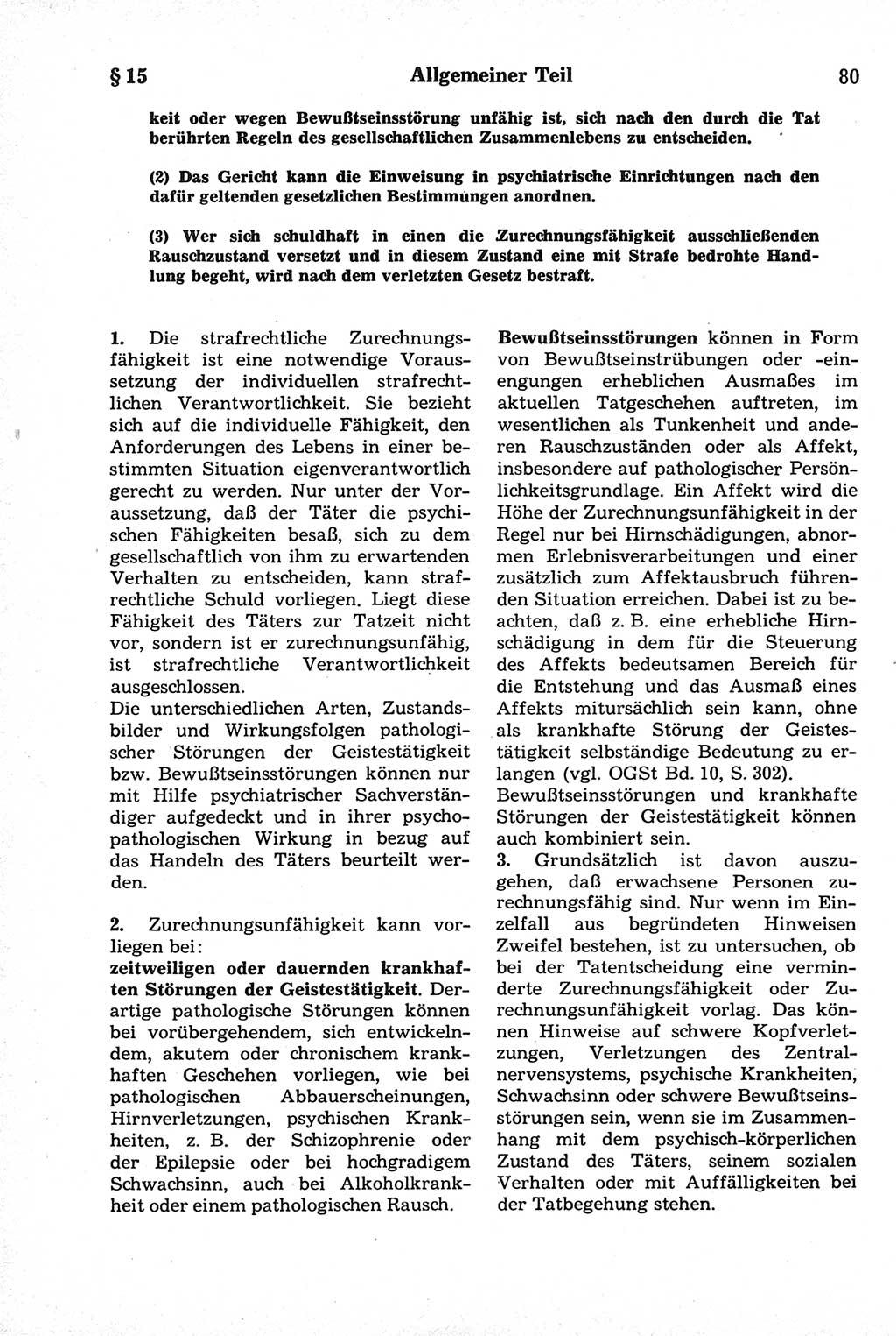 Strafrecht der Deutschen Demokratischen Republik (DDR), Kommentar zum Strafgesetzbuch (StGB) 1981, Seite 80 (Strafr. DDR Komm. StGB 1981, S. 80)