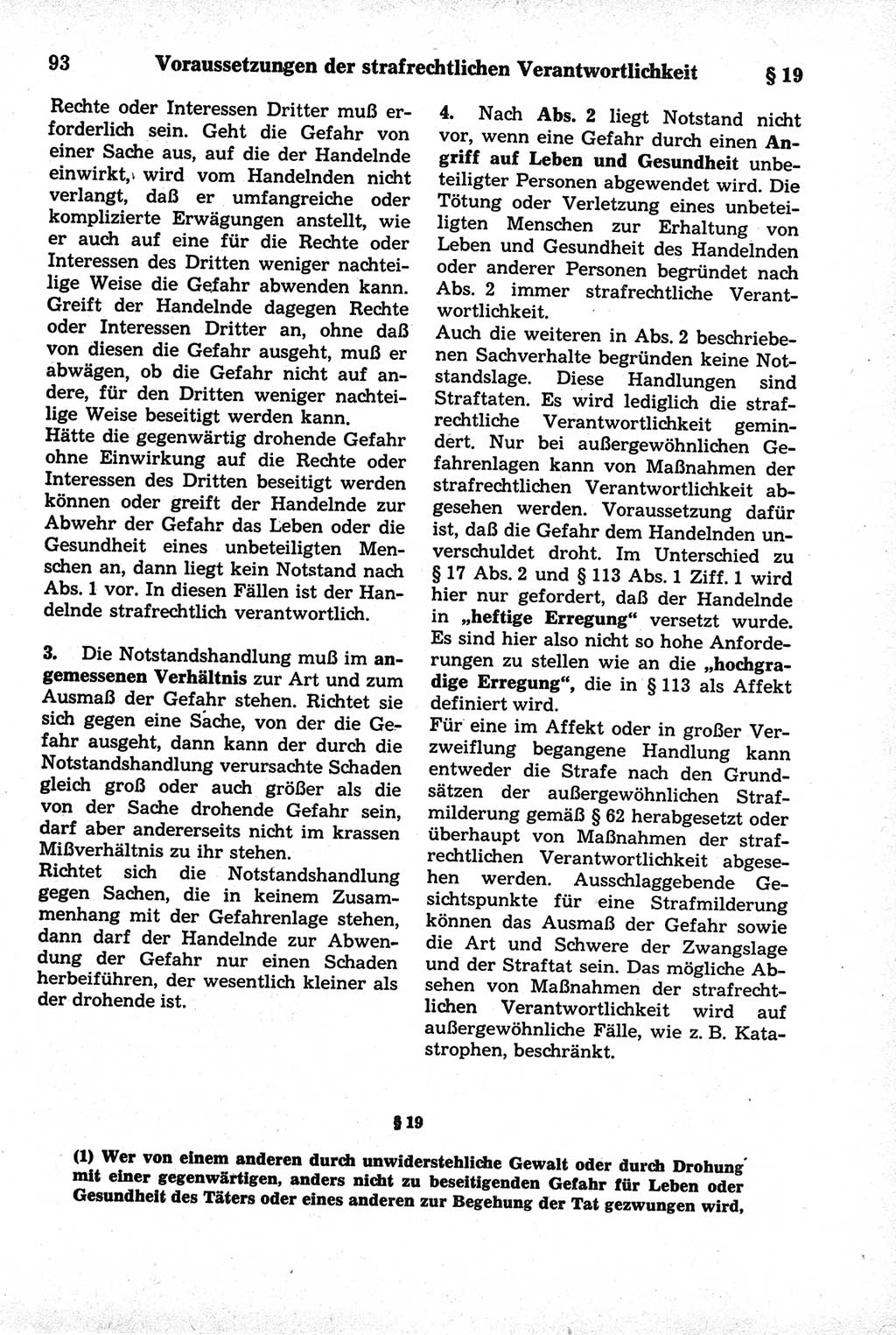 Strafrecht der Deutschen Demokratischen Republik (DDR), Kommentar zum Strafgesetzbuch (StGB) 1981, Seite 93 (Strafr. DDR Komm. StGB 1981, S. 93)