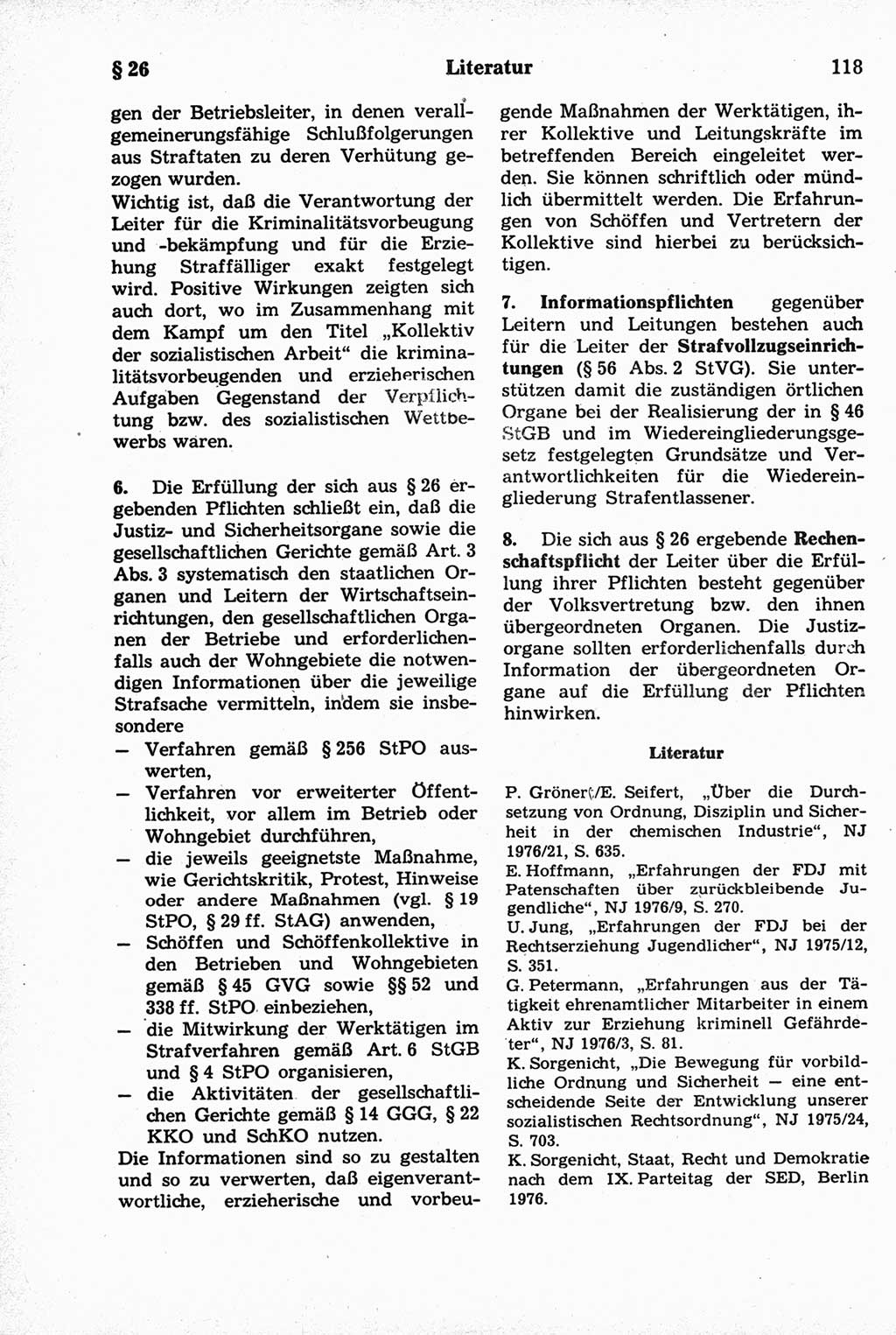 Strafrecht der Deutschen Demokratischen Republik (DDR), Kommentar zum Strafgesetzbuch (StGB) 1981, Seite 118 (Strafr. DDR Komm. StGB 1981, S. 118)