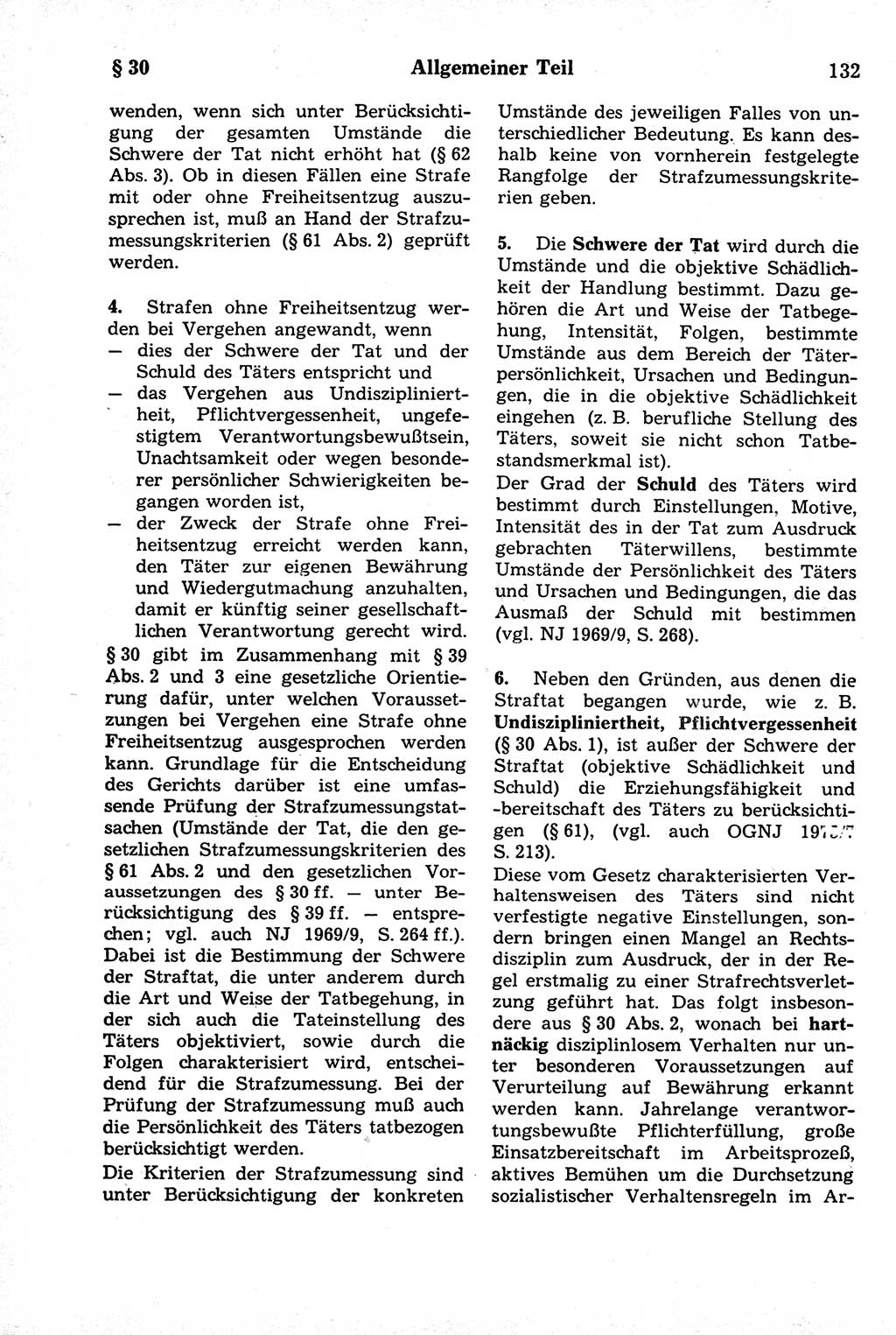 Strafrecht der Deutschen Demokratischen Republik (DDR), Kommentar zum Strafgesetzbuch (StGB) 1981, Seite 132 (Strafr. DDR Komm. StGB 1981, S. 132)