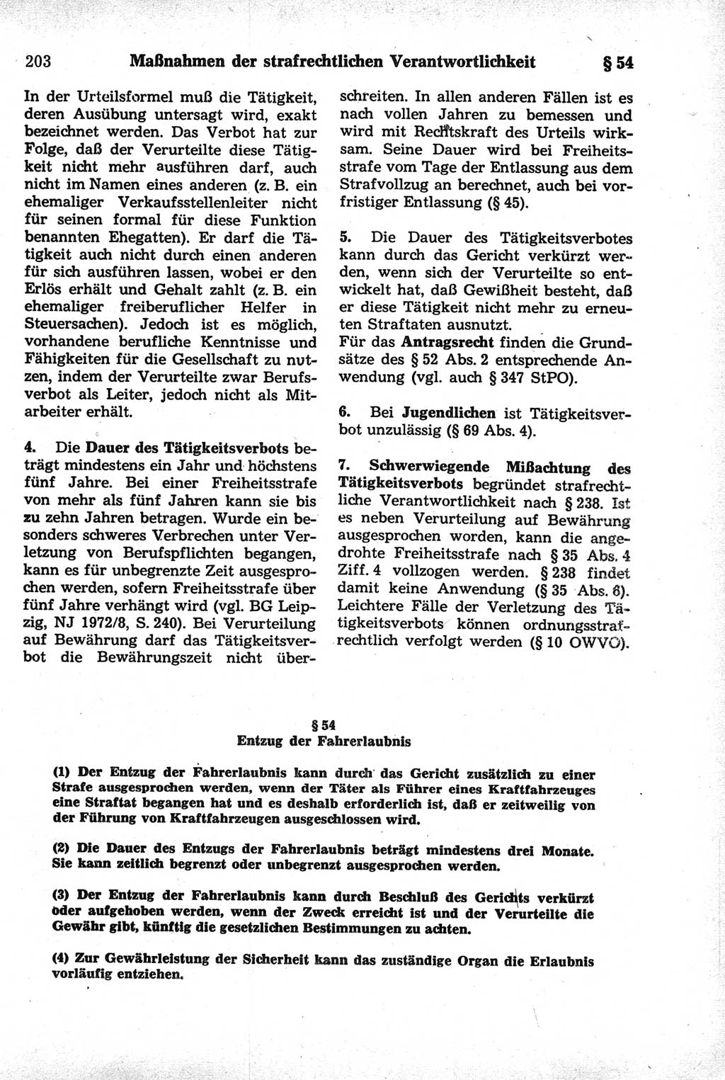 Strafrecht der Deutschen Demokratischen Republik (DDR), Kommentar zum Strafgesetzbuch (StGB) 1981, Seite 203 (Strafr. DDR Komm. StGB 1981, S. 203)