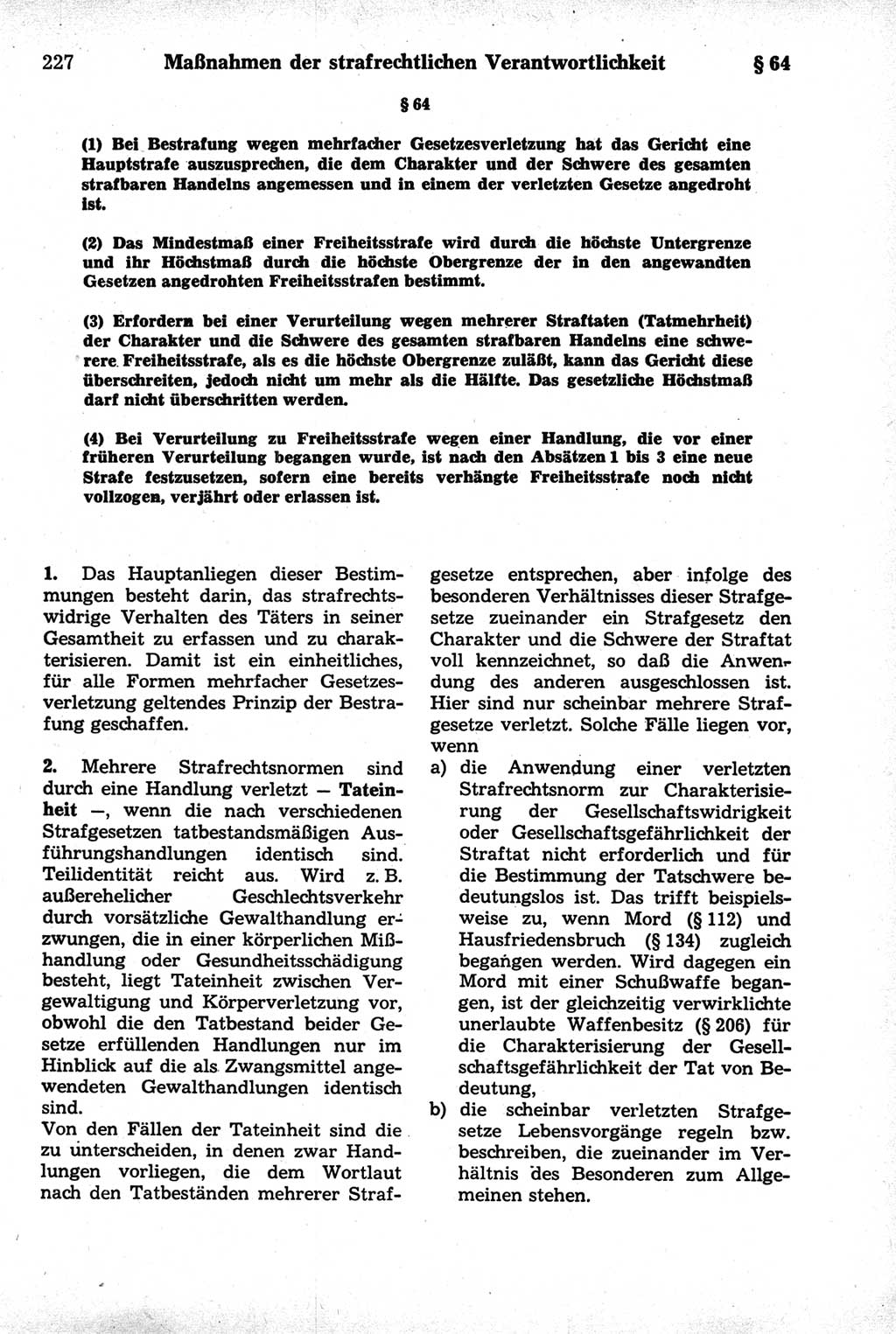 Strafrecht der Deutschen Demokratischen Republik (DDR), Kommentar zum Strafgesetzbuch (StGB) 1981, Seite 227 (Strafr. DDR Komm. StGB 1981, S. 227)