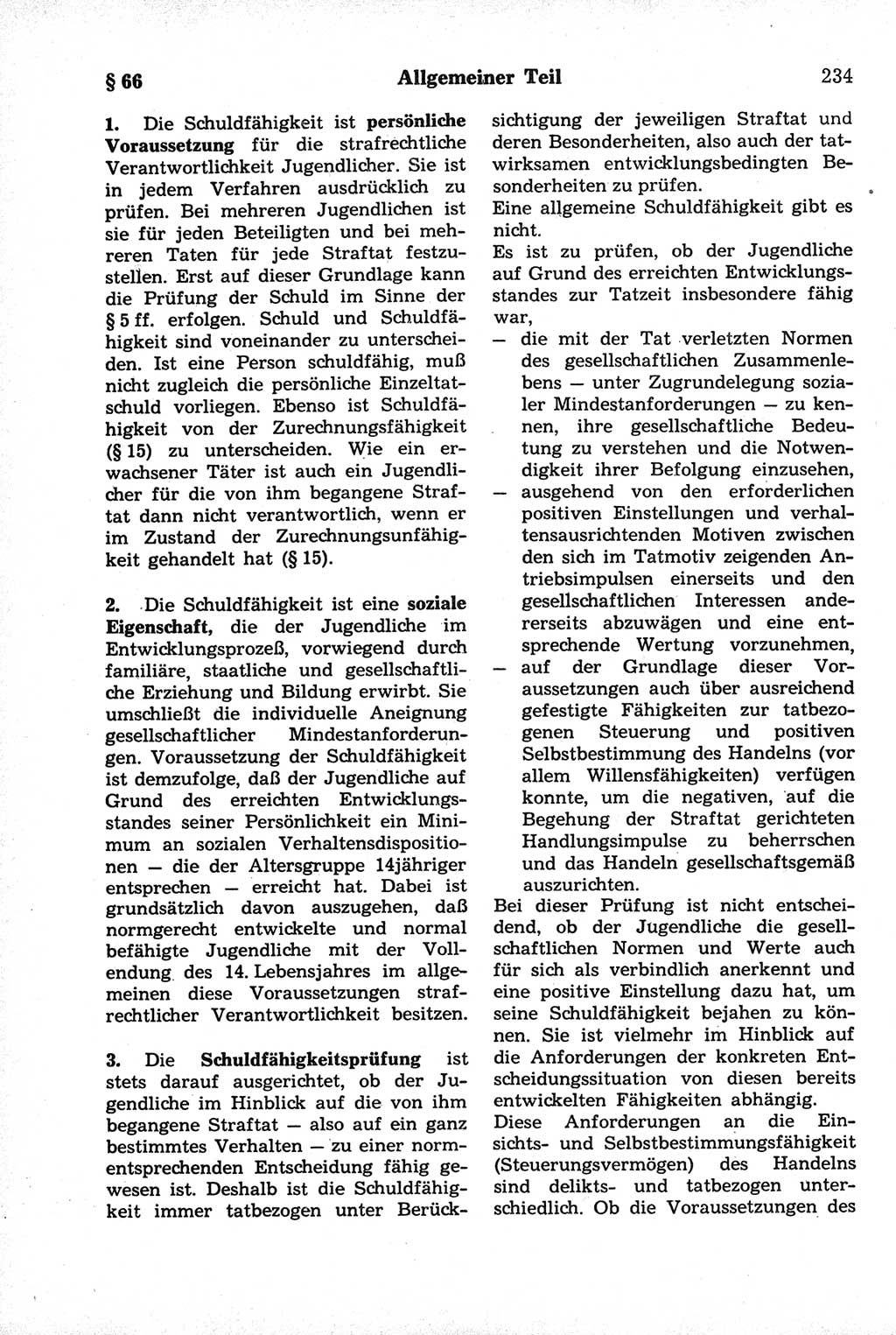 Strafrecht der Deutschen Demokratischen Republik (DDR), Kommentar zum Strafgesetzbuch (StGB) 1981, Seite 234 (Strafr. DDR Komm. StGB 1981, S. 234)