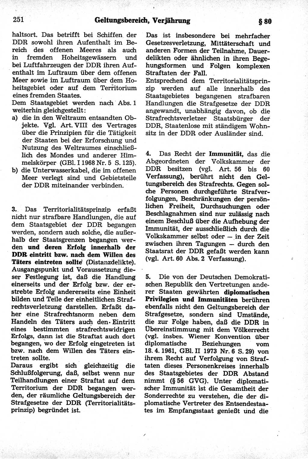 Strafrecht der Deutschen Demokratischen Republik (DDR), Kommentar zum Strafgesetzbuch (StGB) 1981, Seite 251 (Strafr. DDR Komm. StGB 1981, S. 251)