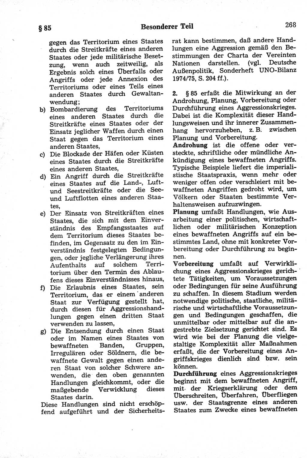 Strafrecht der Deutschen Demokratischen Republik (DDR), Kommentar zum Strafgesetzbuch (StGB) 1981, Seite 268 (Strafr. DDR Komm. StGB 1981, S. 268)