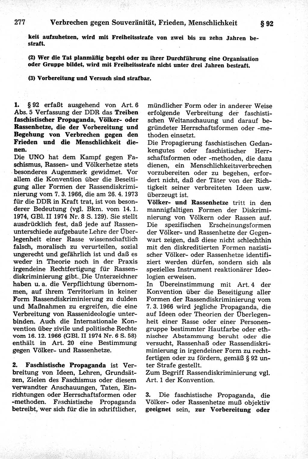 Strafrecht der Deutschen Demokratischen Republik (DDR), Kommentar zum Strafgesetzbuch (StGB) 1981, Seite 277 (Strafr. DDR Komm. StGB 1981, S. 277)