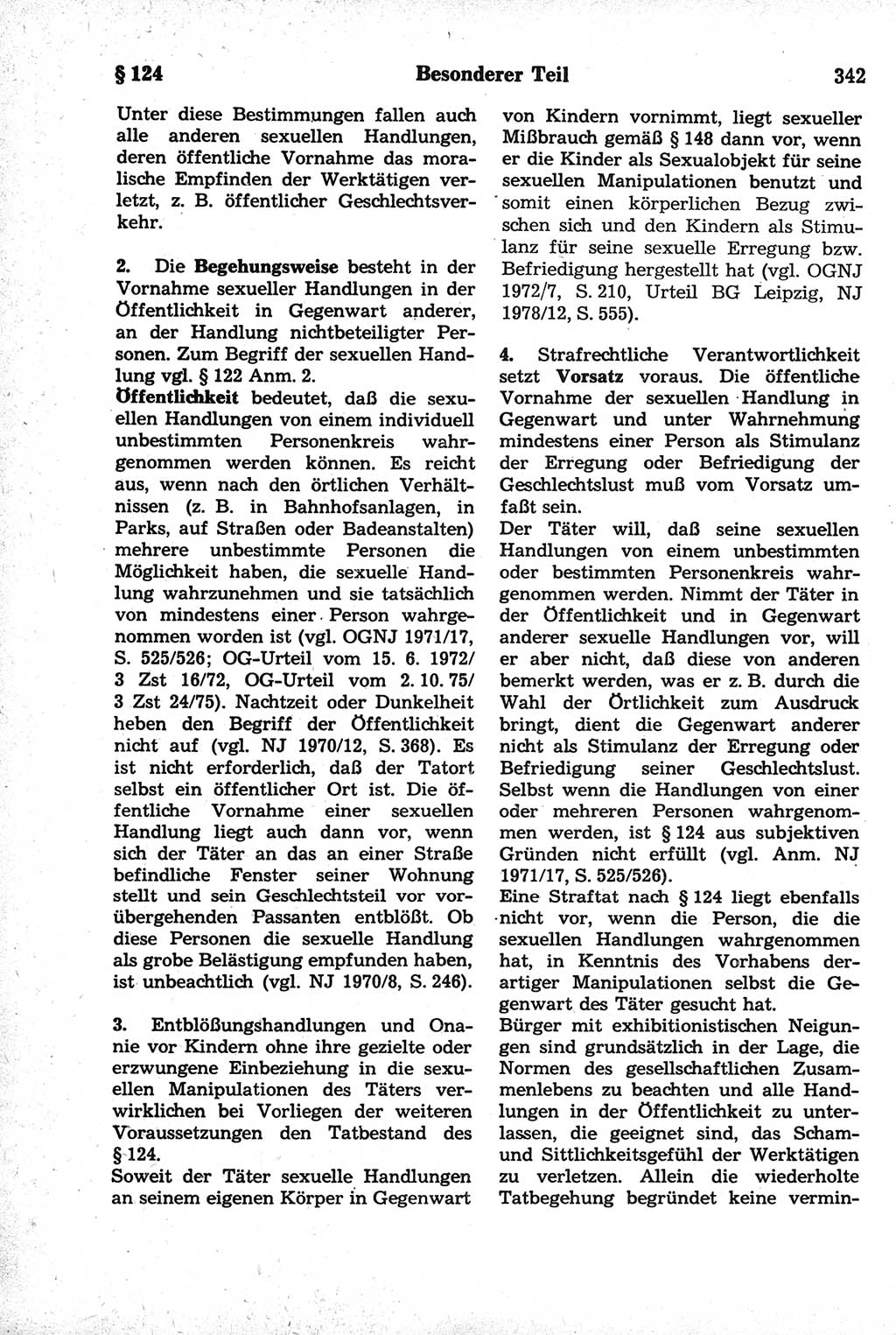 Strafrecht der Deutschen Demokratischen Republik (DDR), Kommentar zum Strafgesetzbuch (StGB) 1981, Seite 342 (Strafr. DDR Komm. StGB 1981, S. 342)