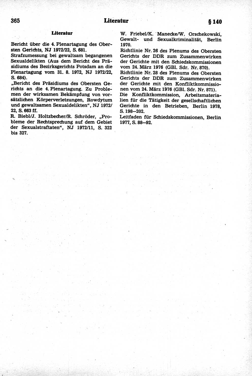 Strafrecht der Deutschen Demokratischen Republik (DDR), Kommentar zum Strafgesetzbuch (StGB) 1981, Seite 365 (Strafr. DDR Komm. StGB 1981, S. 365)