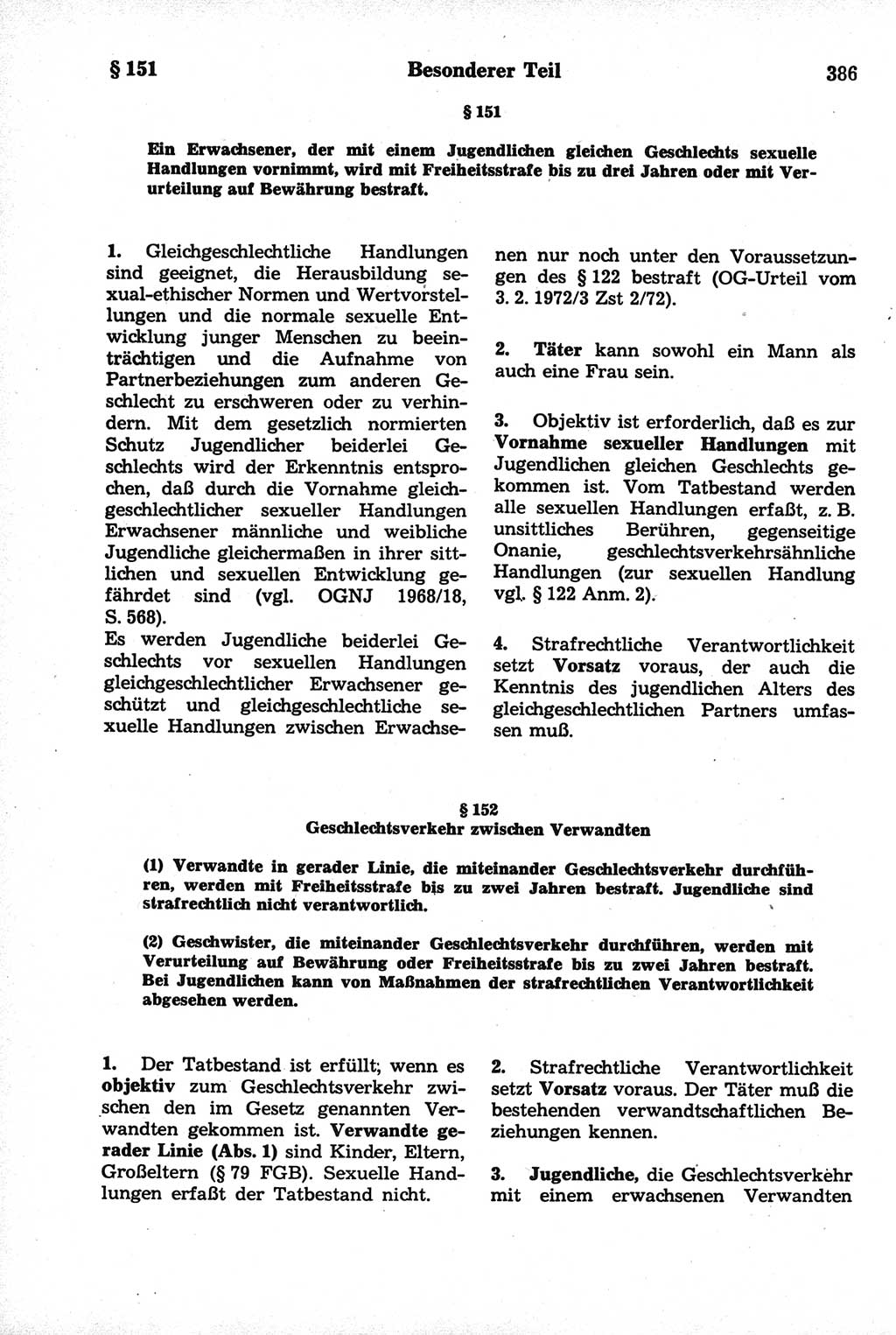 Strafrecht der Deutschen Demokratischen Republik (DDR), Kommentar zum Strafgesetzbuch (StGB) 1981, Seite 386 (Strafr. DDR Komm. StGB 1981, S. 386)