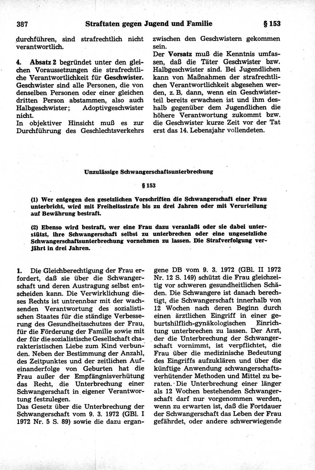 Strafrecht der Deutschen Demokratischen Republik (DDR), Kommentar zum Strafgesetzbuch (StGB) 1981, Seite 387 (Strafr. DDR Komm. StGB 1981, S. 387)