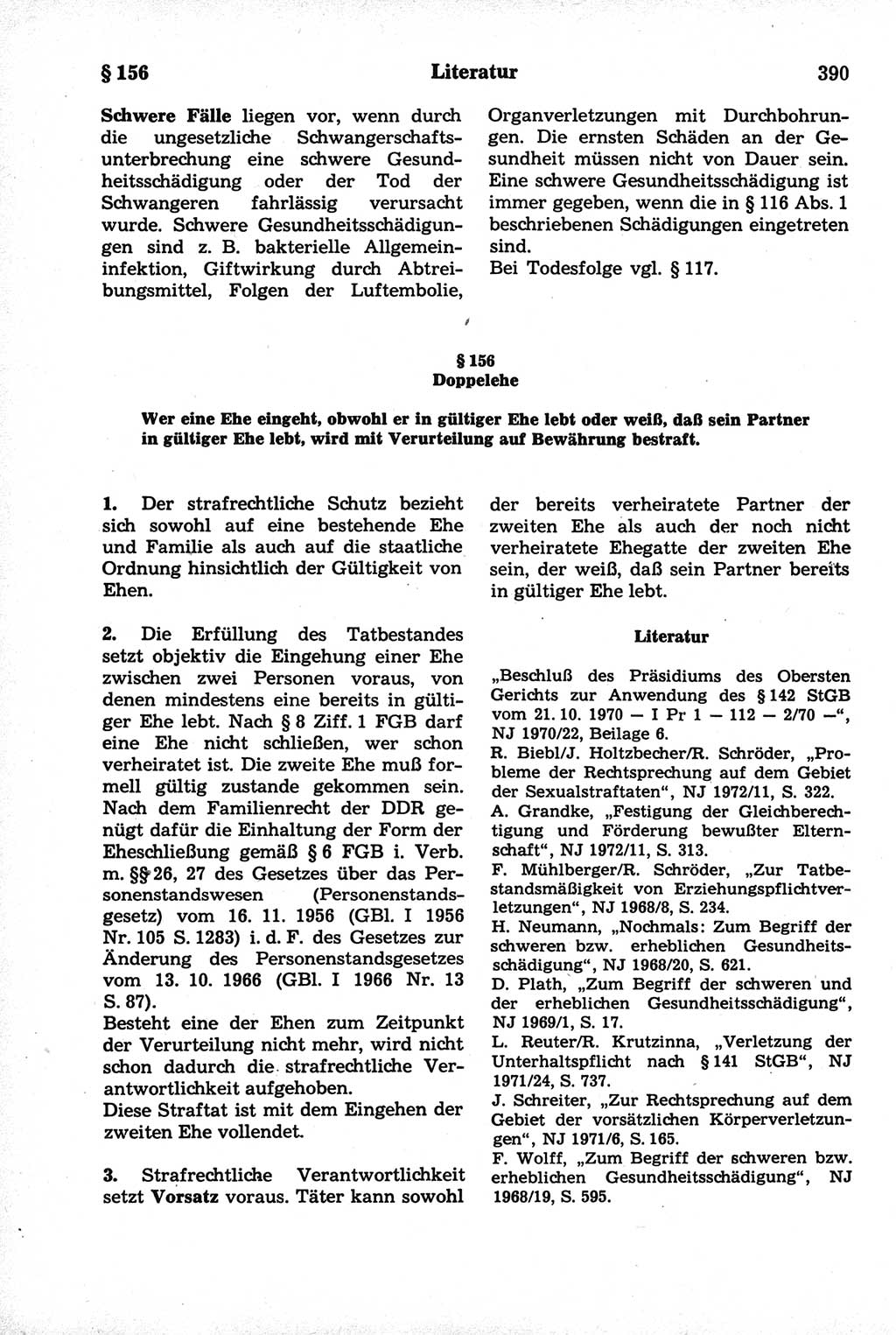 Strafrecht der Deutschen Demokratischen Republik (DDR), Kommentar zum Strafgesetzbuch (StGB) 1981, Seite 390 (Strafr. DDR Komm. StGB 1981, S. 390)