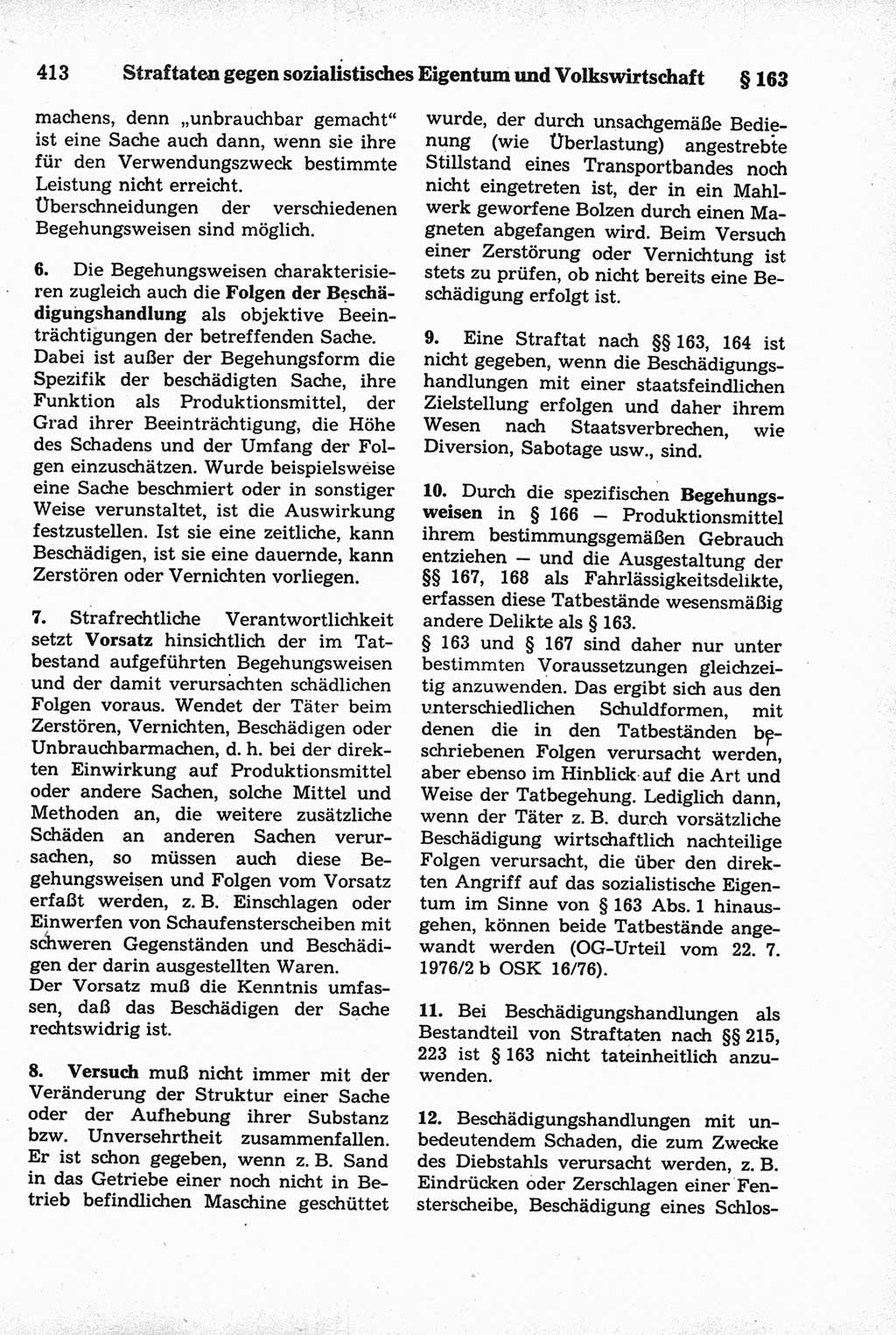 Strafrecht der Deutschen Demokratischen Republik (DDR), Kommentar zum Strafgesetzbuch (StGB) 1981, Seite 413 (Strafr. DDR Komm. StGB 1981, S. 413)