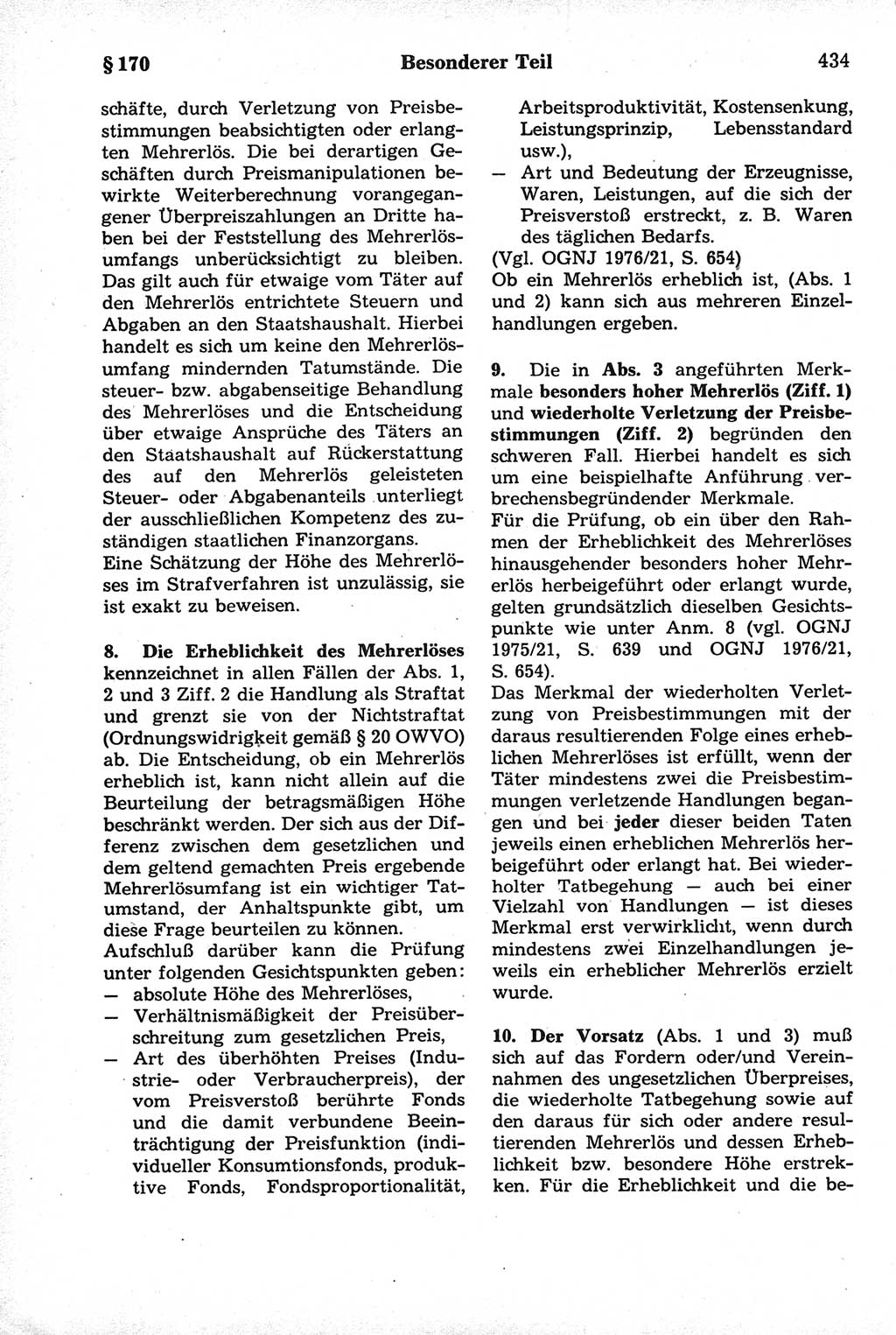 Strafrecht der Deutschen Demokratischen Republik (DDR), Kommentar zum Strafgesetzbuch (StGB) 1981, Seite 434 (Strafr. DDR Komm. StGB 1981, S. 434)