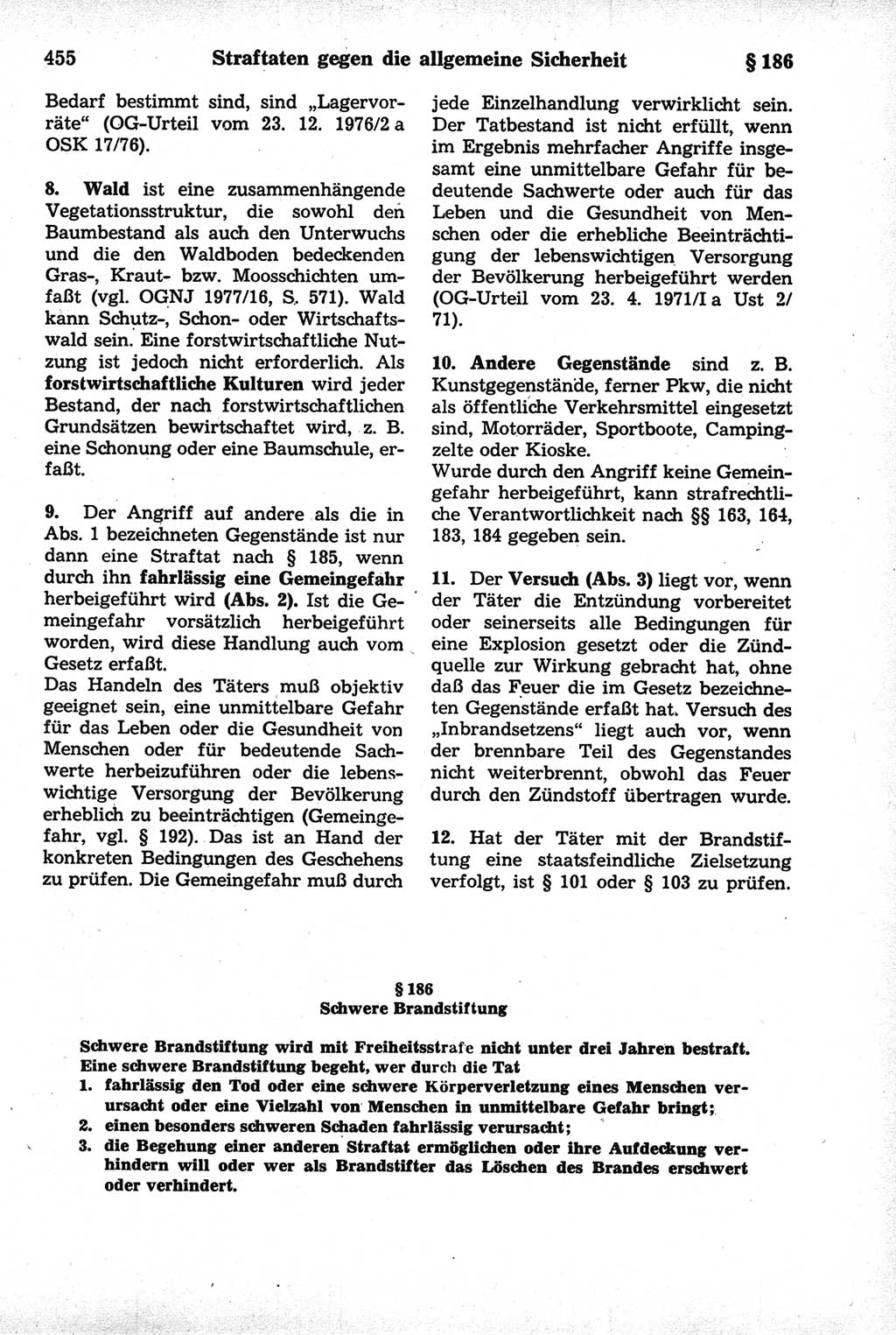 Strafrecht der Deutschen Demokratischen Republik (DDR), Kommentar zum Strafgesetzbuch (StGB) 1981, Seite 455 (Strafr. DDR Komm. StGB 1981, S. 455)