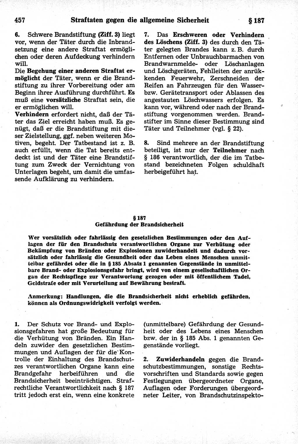 Strafrecht der Deutschen Demokratischen Republik (DDR), Kommentar zum Strafgesetzbuch (StGB) 1981, Seite 457 (Strafr. DDR Komm. StGB 1981, S. 457)