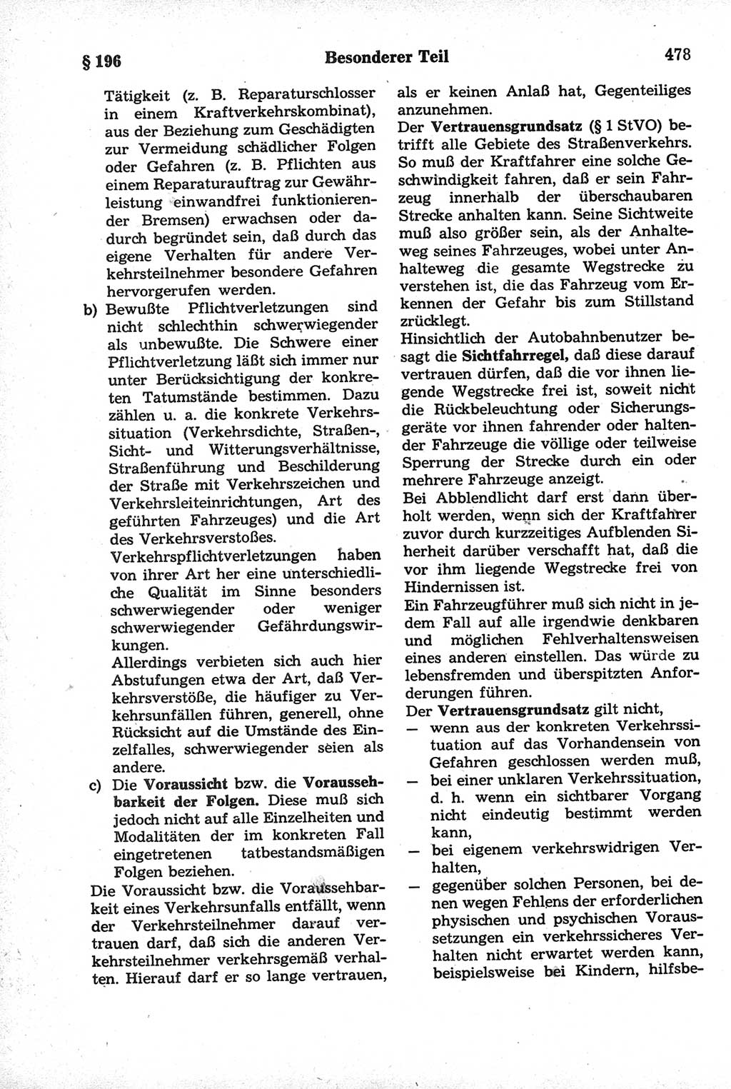 Strafrecht der Deutschen Demokratischen Republik (DDR), Kommentar zum Strafgesetzbuch (StGB) 1981, Seite 478 (Strafr. DDR Komm. StGB 1981, S. 478)