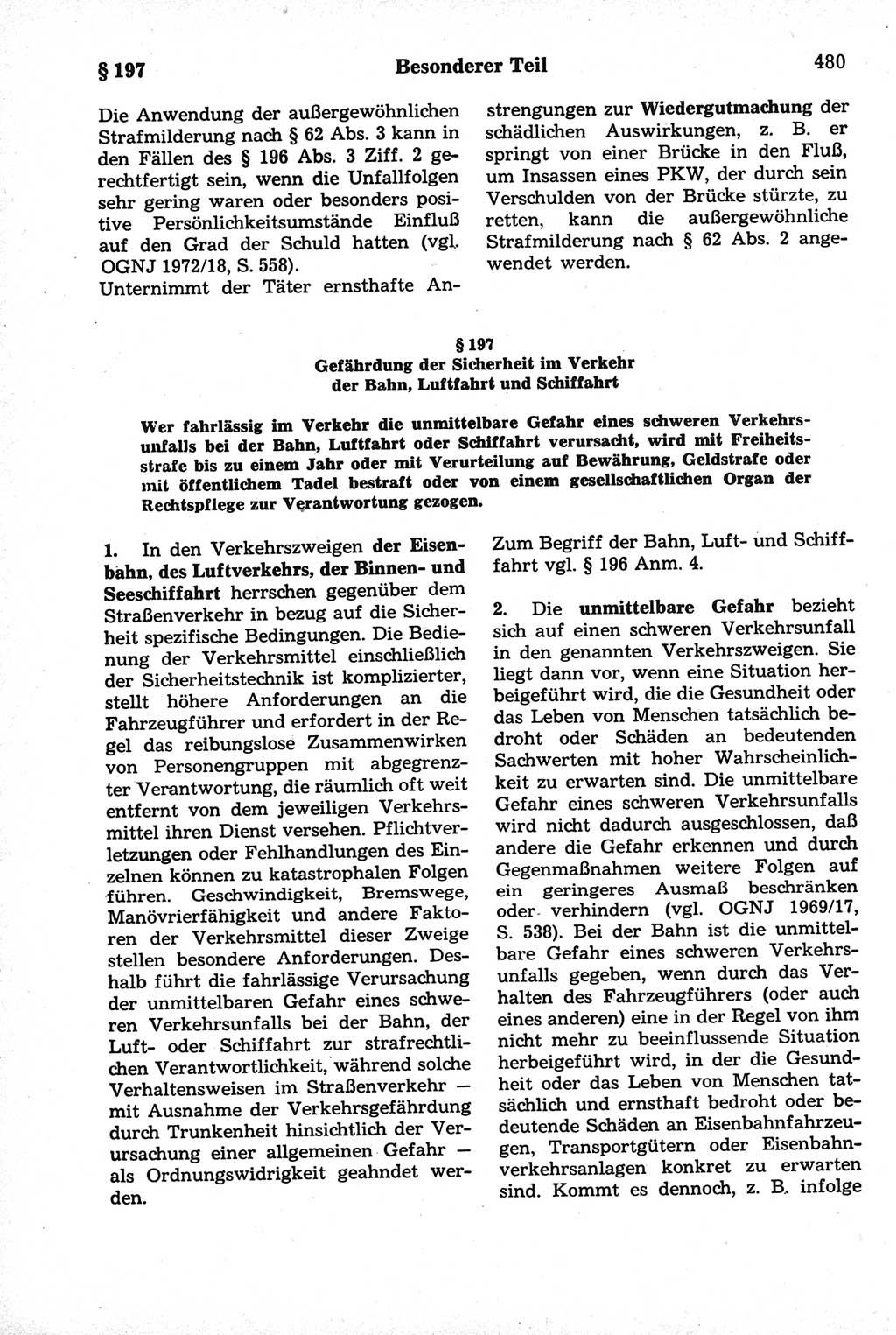 Strafrecht der Deutschen Demokratischen Republik (DDR), Kommentar zum Strafgesetzbuch (StGB) 1981, Seite 480 (Strafr. DDR Komm. StGB 1981, S. 480)