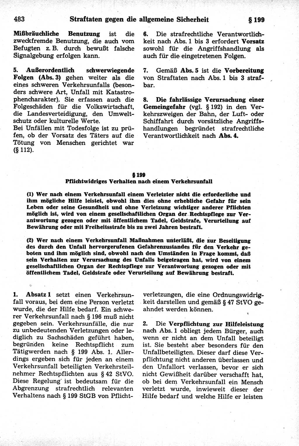 Strafrecht der Deutschen Demokratischen Republik (DDR), Kommentar zum Strafgesetzbuch (StGB) 1981, Seite 483 (Strafr. DDR Komm. StGB 1981, S. 483)