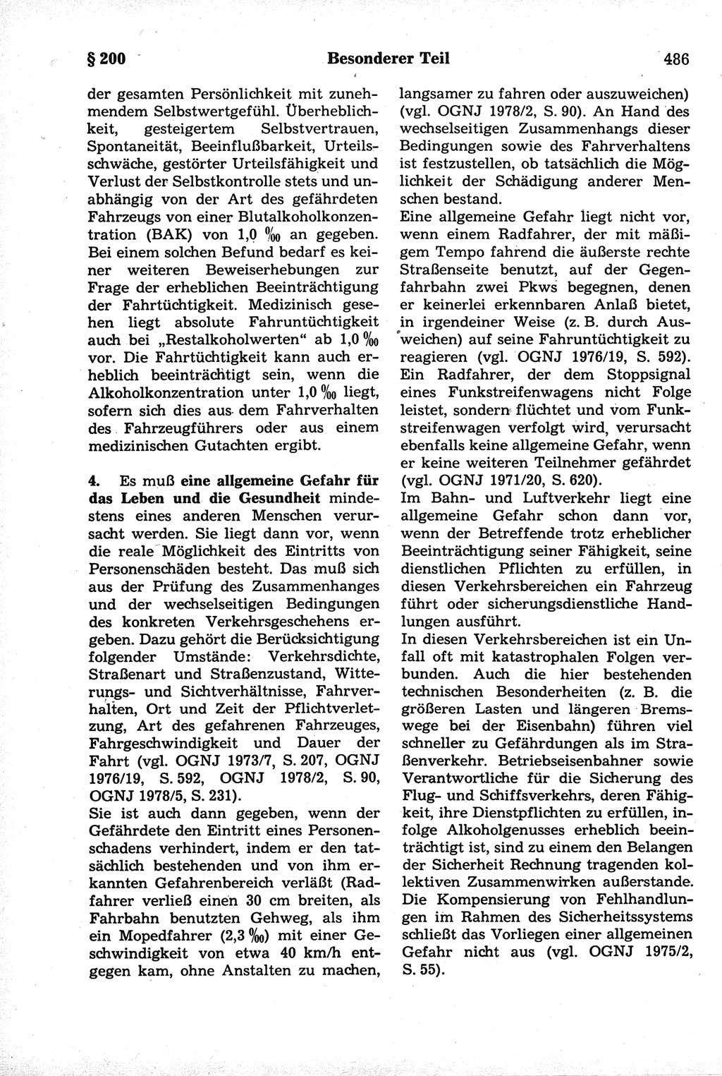Strafrecht der Deutschen Demokratischen Republik (DDR), Kommentar zum Strafgesetzbuch (StGB) 1981, Seite 486 (Strafr. DDR Komm. StGB 1981, S. 486)