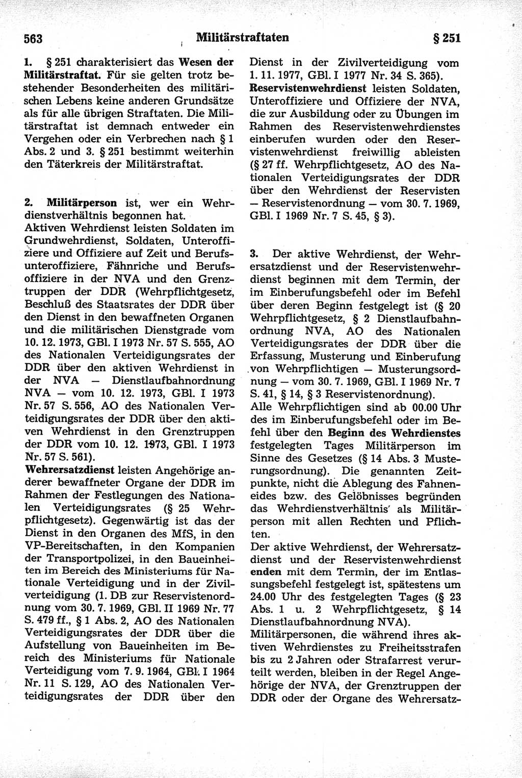 Strafrecht der Deutschen Demokratischen Republik (DDR), Kommentar zum Strafgesetzbuch (StGB) 1981, Seite 563 (Strafr. DDR Komm. StGB 1981, S. 563)