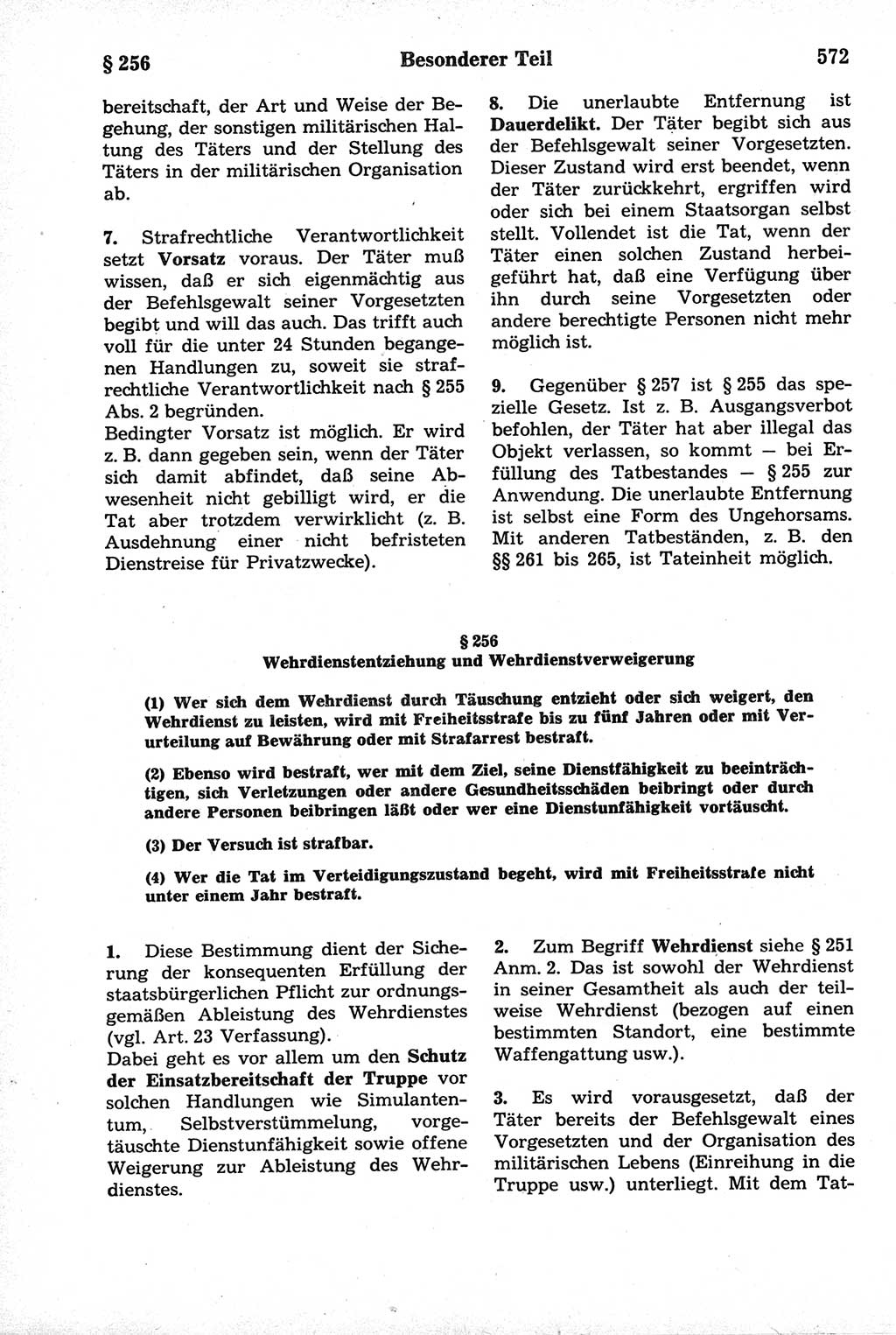 Strafrecht der Deutschen Demokratischen Republik (DDR), Kommentar zum Strafgesetzbuch (StGB) 1981, Seite 572 (Strafr. DDR Komm. StGB 1981, S. 572)