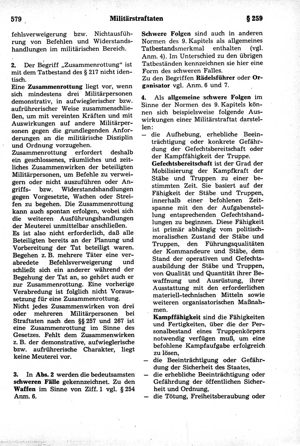 Strafrecht der Deutschen Demokratischen Republik (DDR), Kommentar zum Strafgesetzbuch (StGB) 1981, Seite 579 (Strafr. DDR Komm. StGB 1981, S. 579)