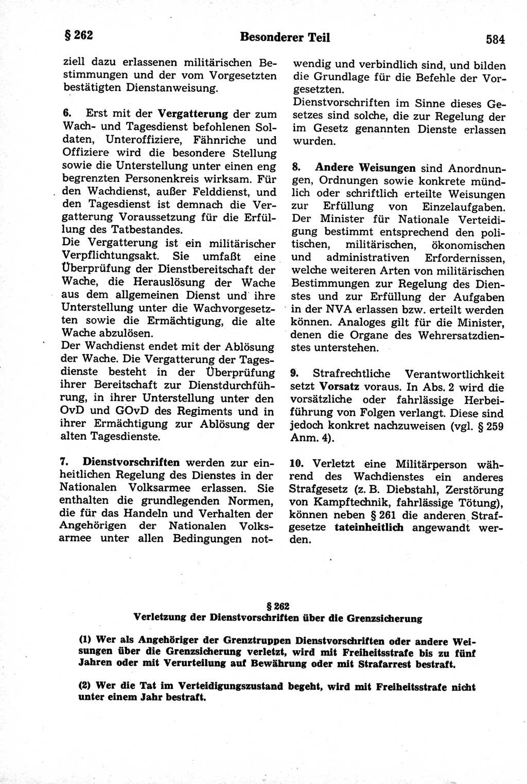 Strafrecht der Deutschen Demokratischen Republik (DDR), Kommentar zum Strafgesetzbuch (StGB) 1981, Seite 584 (Strafr. DDR Komm. StGB 1981, S. 584)