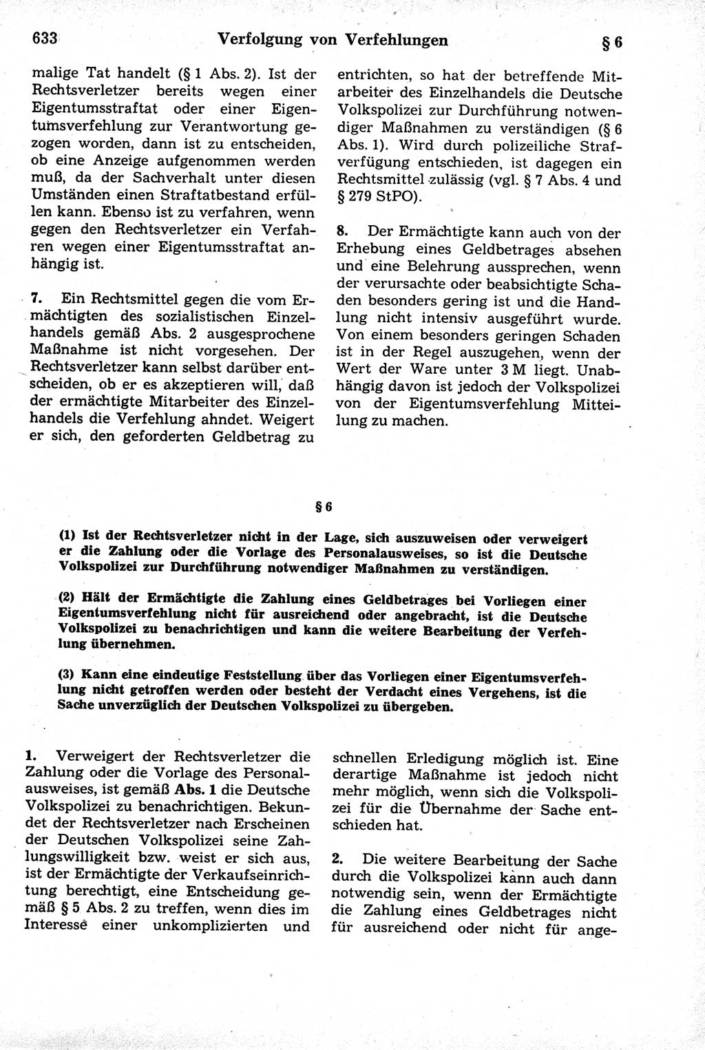Strafrecht der Deutschen Demokratischen Republik (DDR), Kommentar zum Strafgesetzbuch (StGB) 1981, Seite 633 (Strafr. DDR Komm. StGB 1981, S. 633)