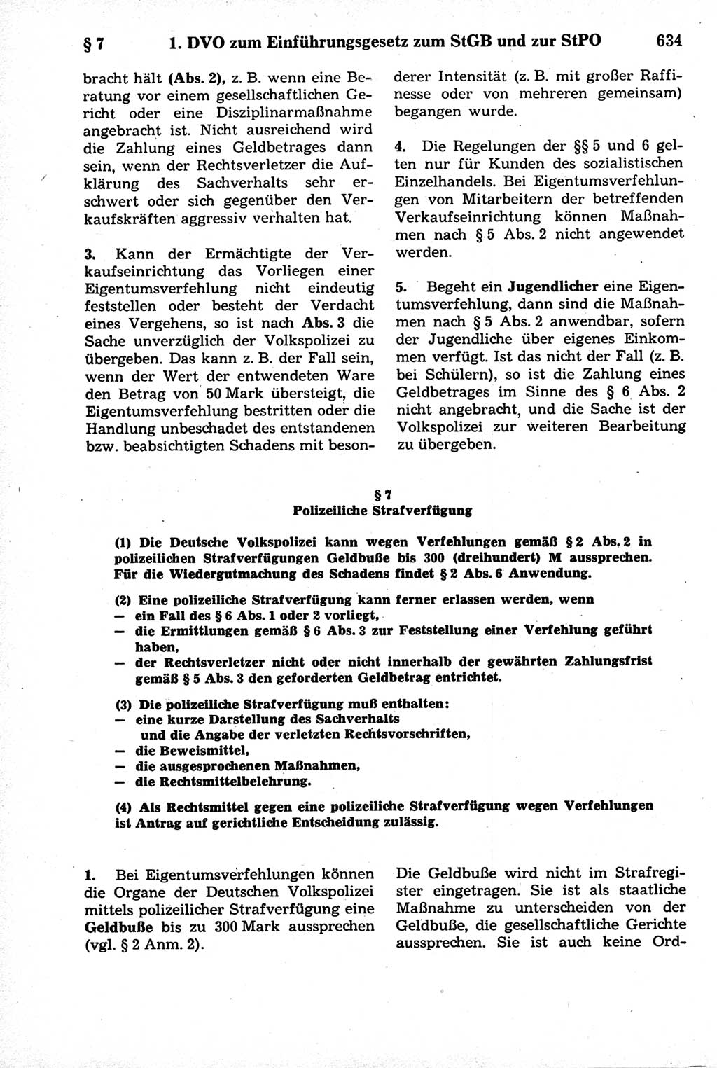 Strafrecht der Deutschen Demokratischen Republik (DDR), Kommentar zum Strafgesetzbuch (StGB) 1981, Seite 634 (Strafr. DDR Komm. StGB 1981, S. 634)