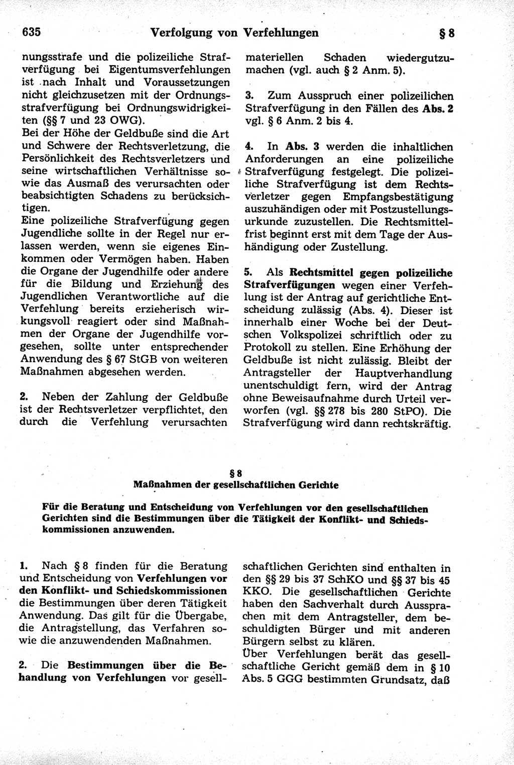 Strafrecht der Deutschen Demokratischen Republik (DDR), Kommentar zum Strafgesetzbuch (StGB) 1981, Seite 635 (Strafr. DDR Komm. StGB 1981, S. 635)