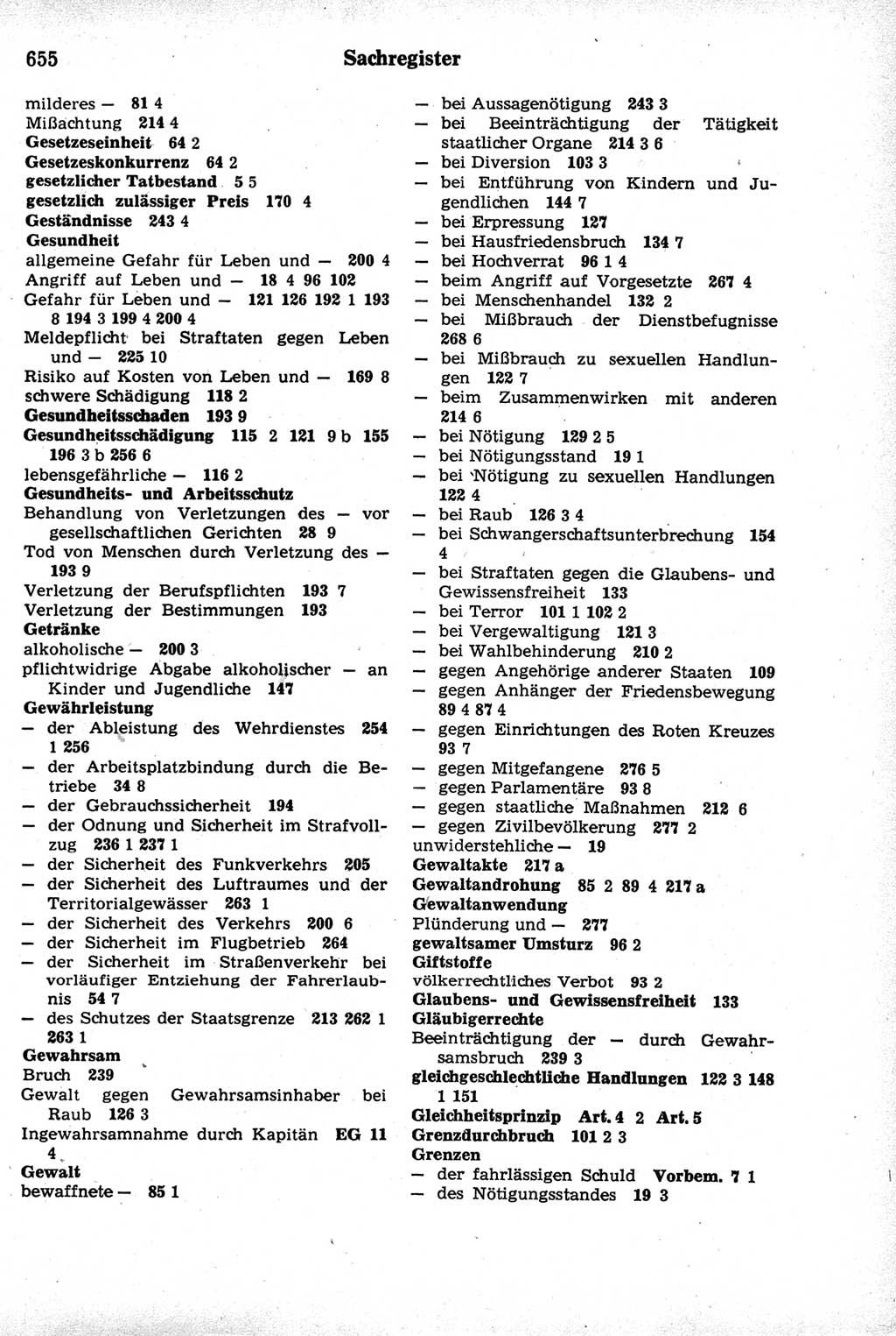 Strafrecht der Deutschen Demokratischen Republik (DDR), Kommentar zum Strafgesetzbuch (StGB) 1981, Seite 655 (Strafr. DDR Komm. StGB 1981, S. 655)