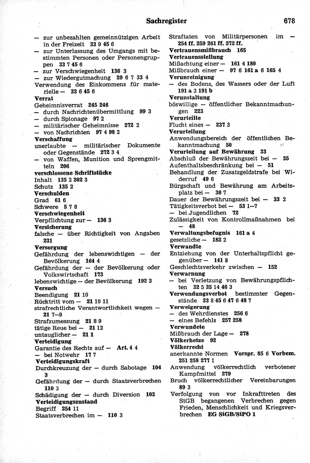 Strafrecht der Deutschen Demokratischen Republik (DDR), Kommentar zum Strafgesetzbuch (StGB) 1981, Seite 678 (Strafr. DDR Komm. StGB 1981, S. 678)