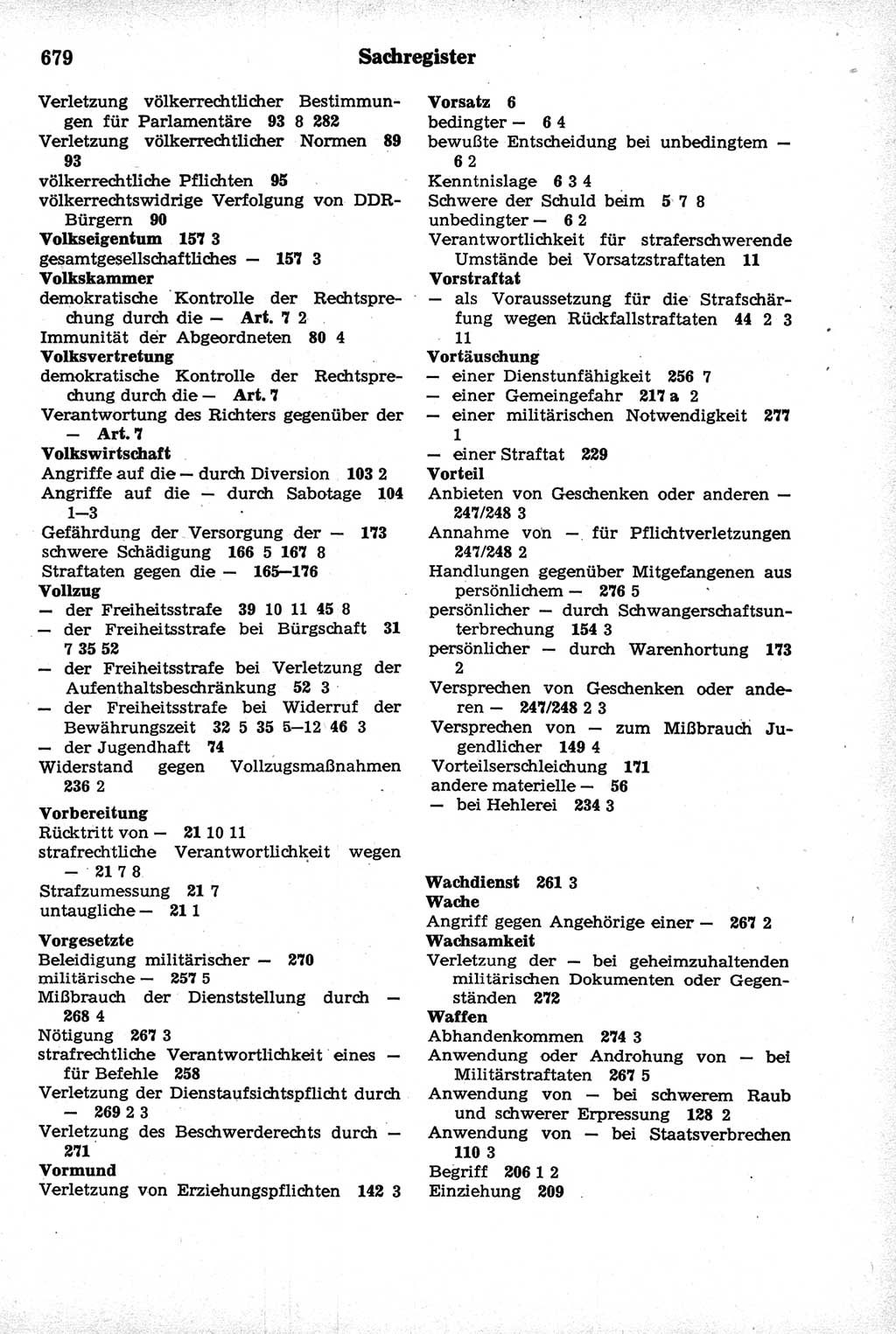 Strafrecht der Deutschen Demokratischen Republik (DDR), Kommentar zum Strafgesetzbuch (StGB) 1981, Seite 679 (Strafr. DDR Komm. StGB 1981, S. 679)